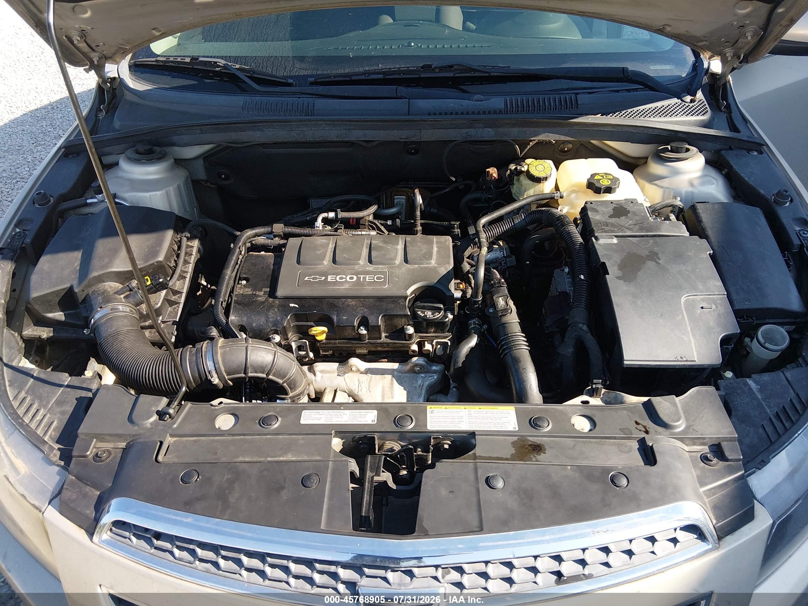 2011 Chevrolet Cruze 1lt Золотой vin: 1G1PF5S98B7152889