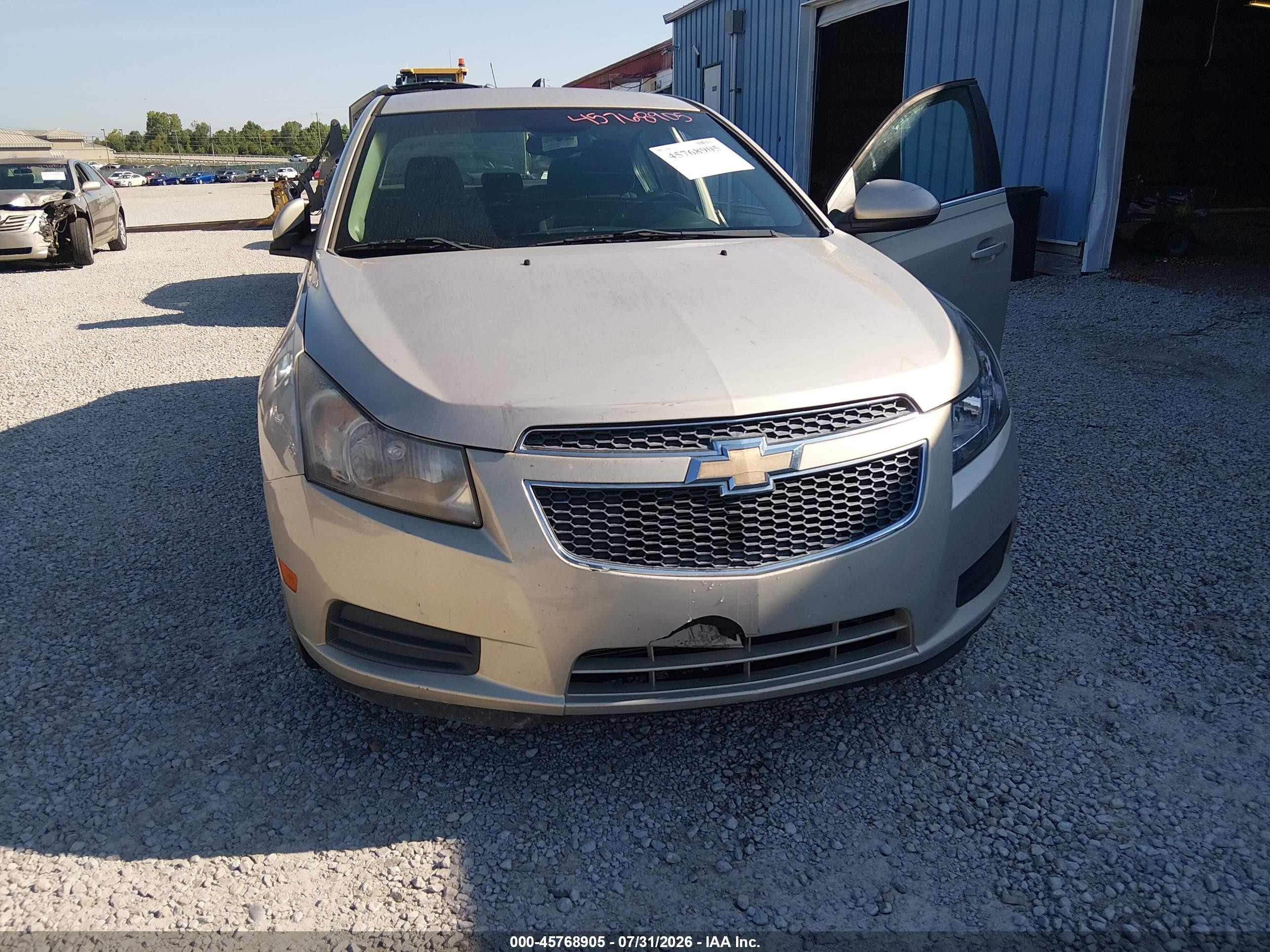 2011 Chevrolet Cruze 1lt Золотой vin: 1G1PF5S98B7152889