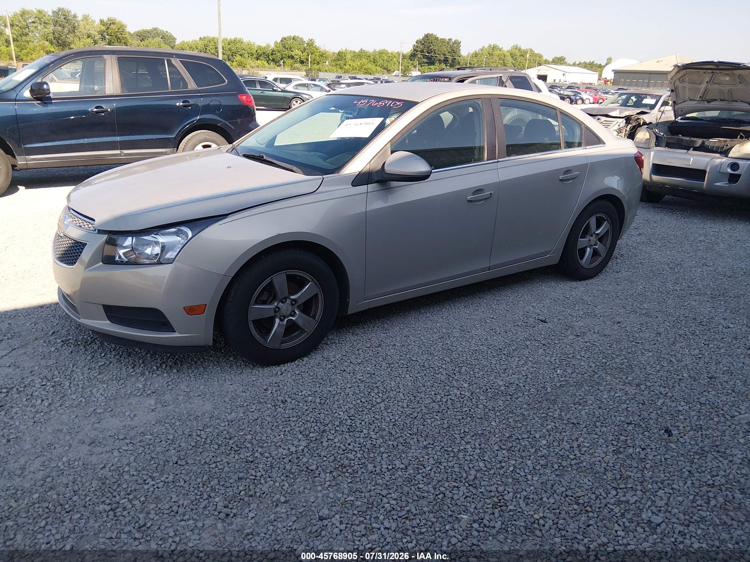 2011 Chevrolet Cruze 1lt Золотой vin: 1G1PF5S98B7152889