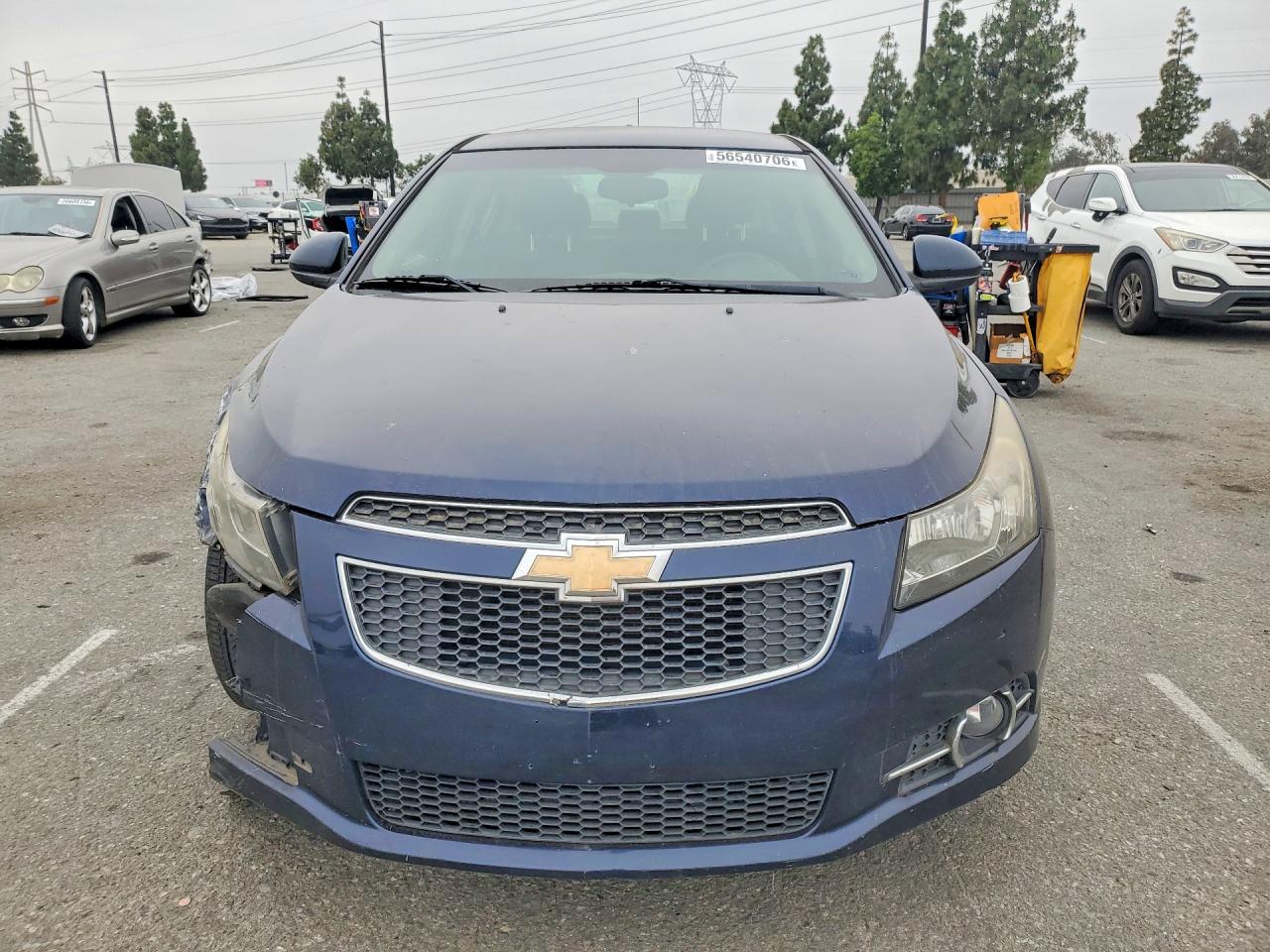 2011 Chevrolet Cruze Lt Blue vin: 1G1PF5S98B7204733
