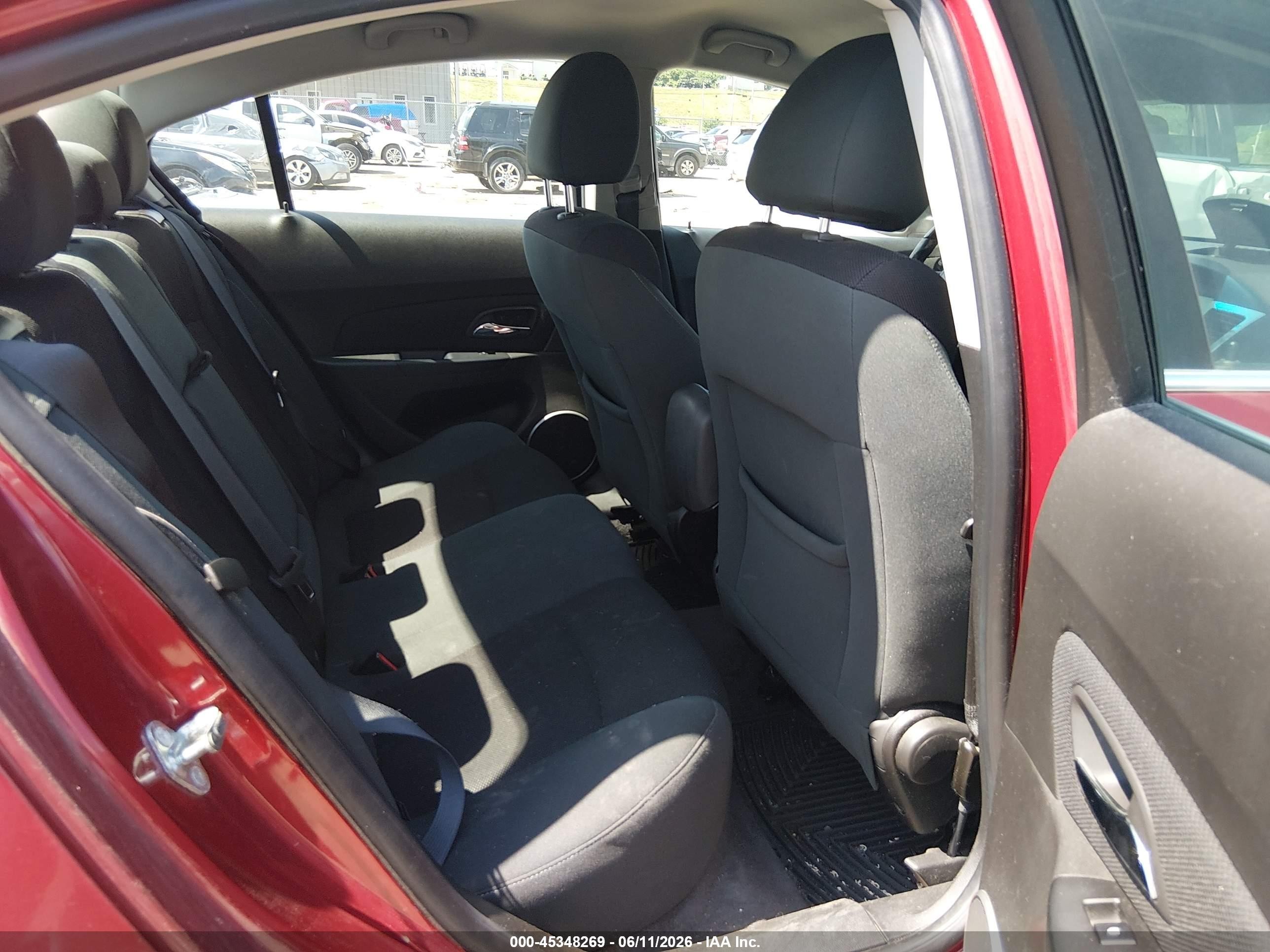2011 Chevrolet Cruze 1lt Red vin: 1G1PF5S98B7209673