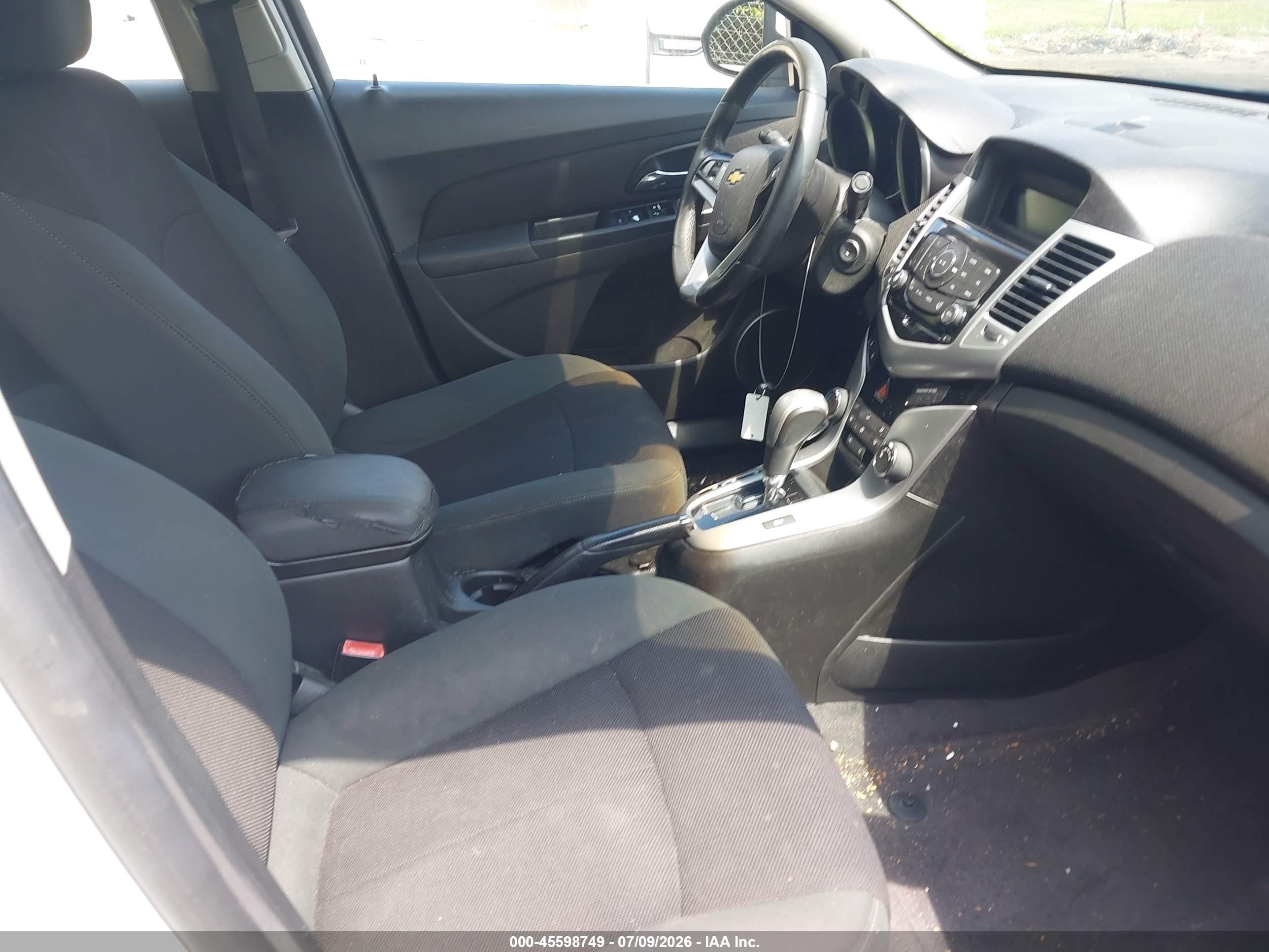 2011 Chevrolet Cruze 1lt Белый vin: 1G1PF5S98B7267864