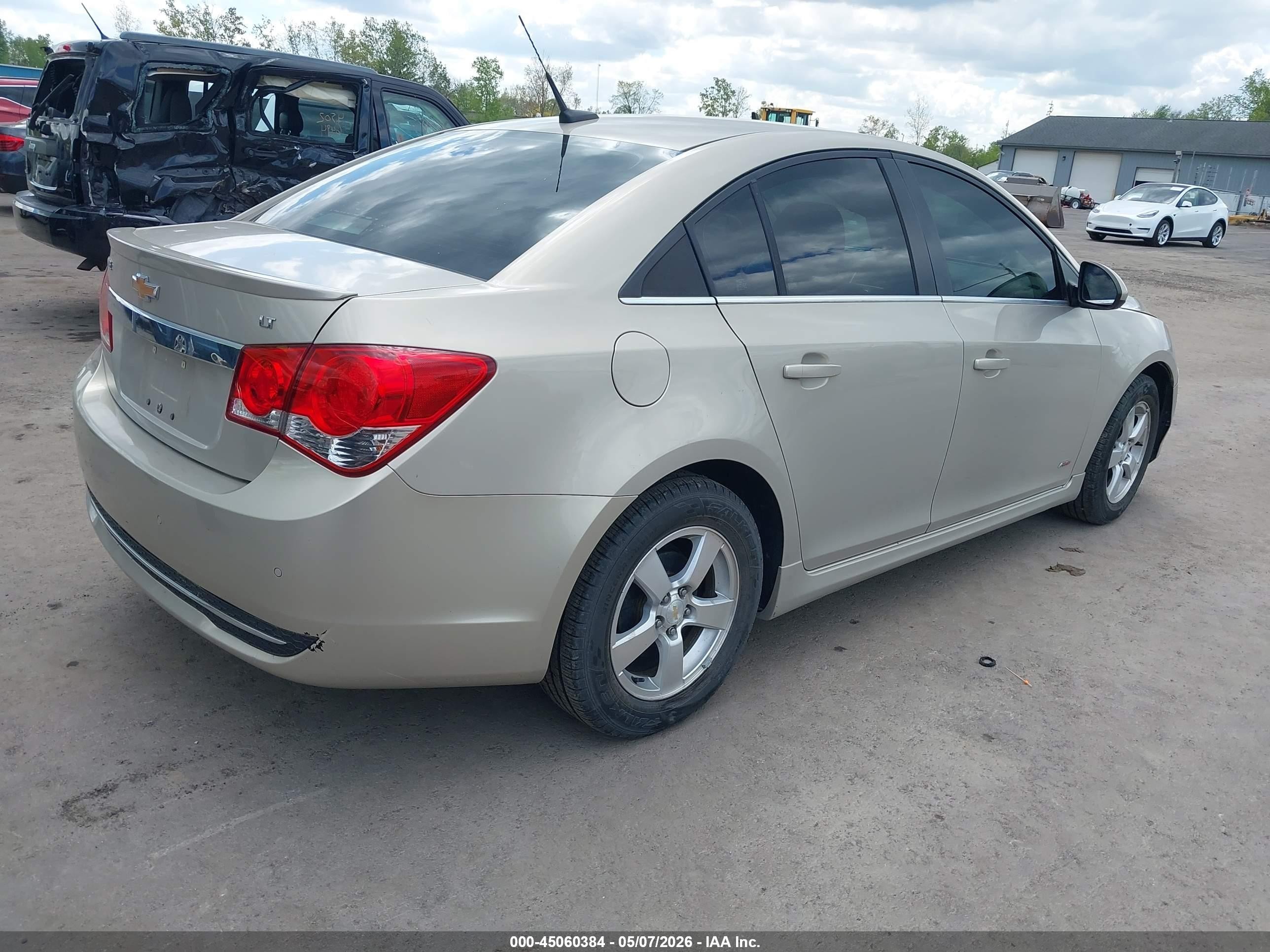 2011 Chevrolet Cruze 1lt Бежевый vin: 1G1PF5S98B7293655
