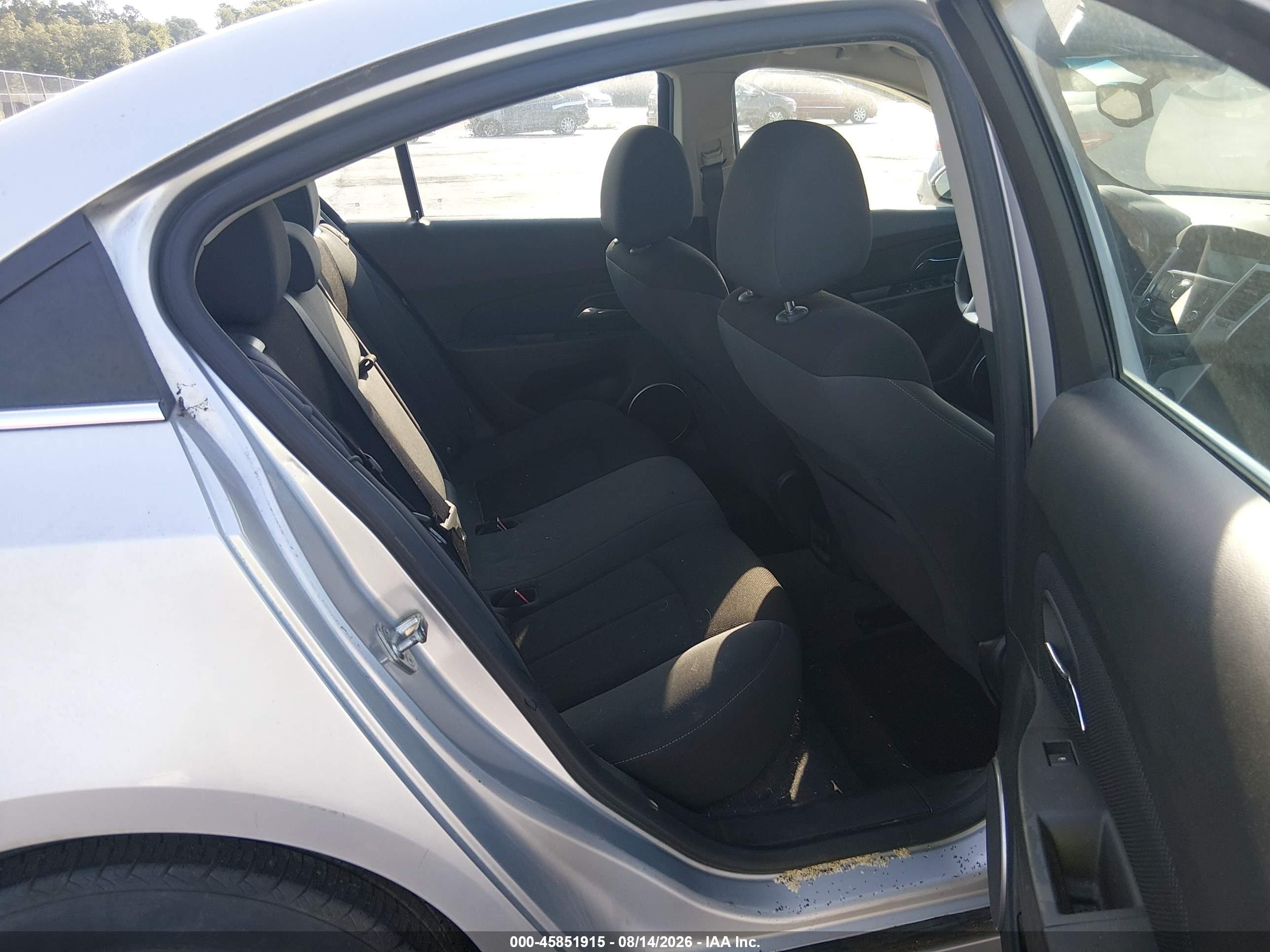 2011 Chevrolet Cruze 1lt Silver vin: 1G1PF5S99B7102924