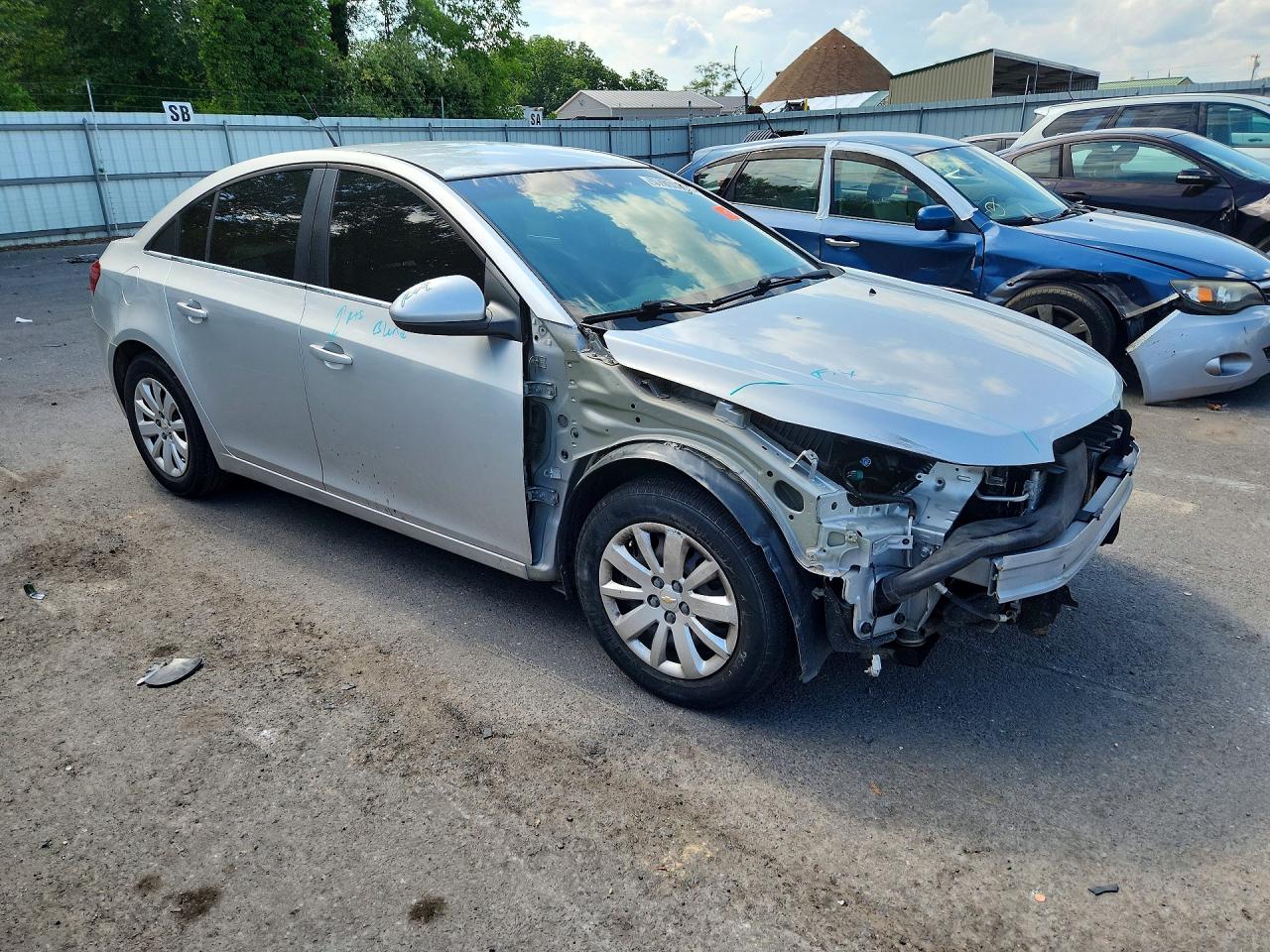2011 Chevrolet Cruze Lt Silver vin: 1G1PF5S99B7110733