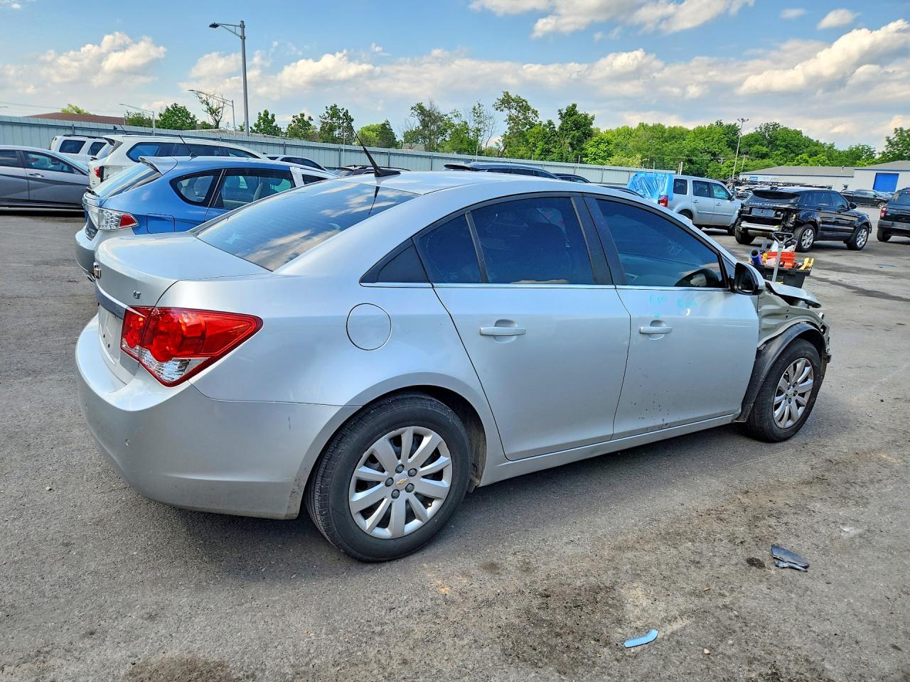 2011 Chevrolet Cruze Lt Silver vin: 1G1PF5S99B7110733