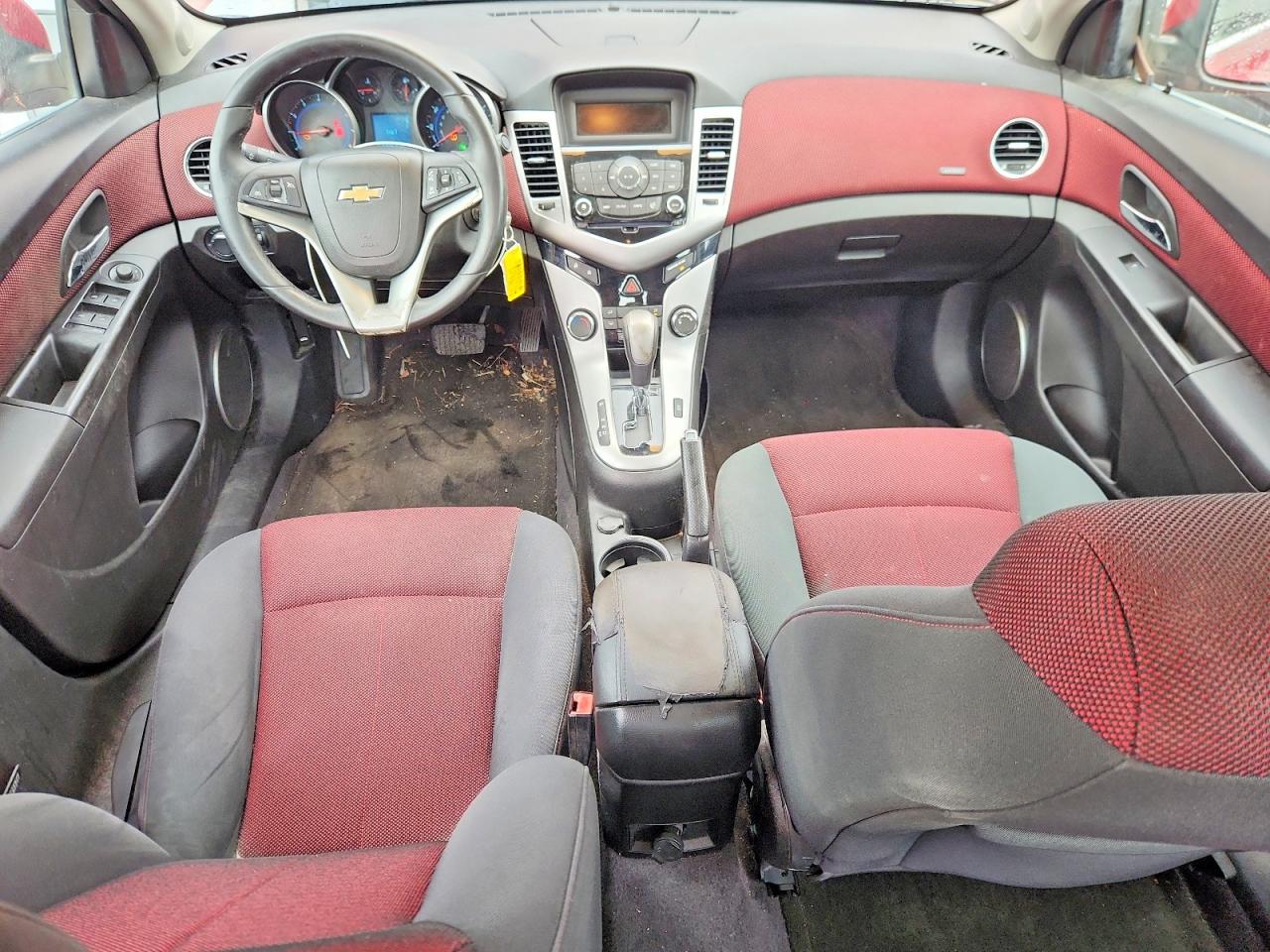 2011 Chevrolet Cruze Lt Red vin: 1G1PF5S99B7123644