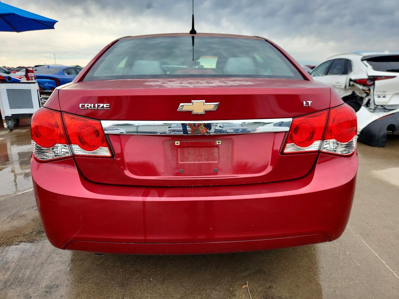 2011 Chevrolet Cruze Lt Red vin: 1G1PF5S99B7123644