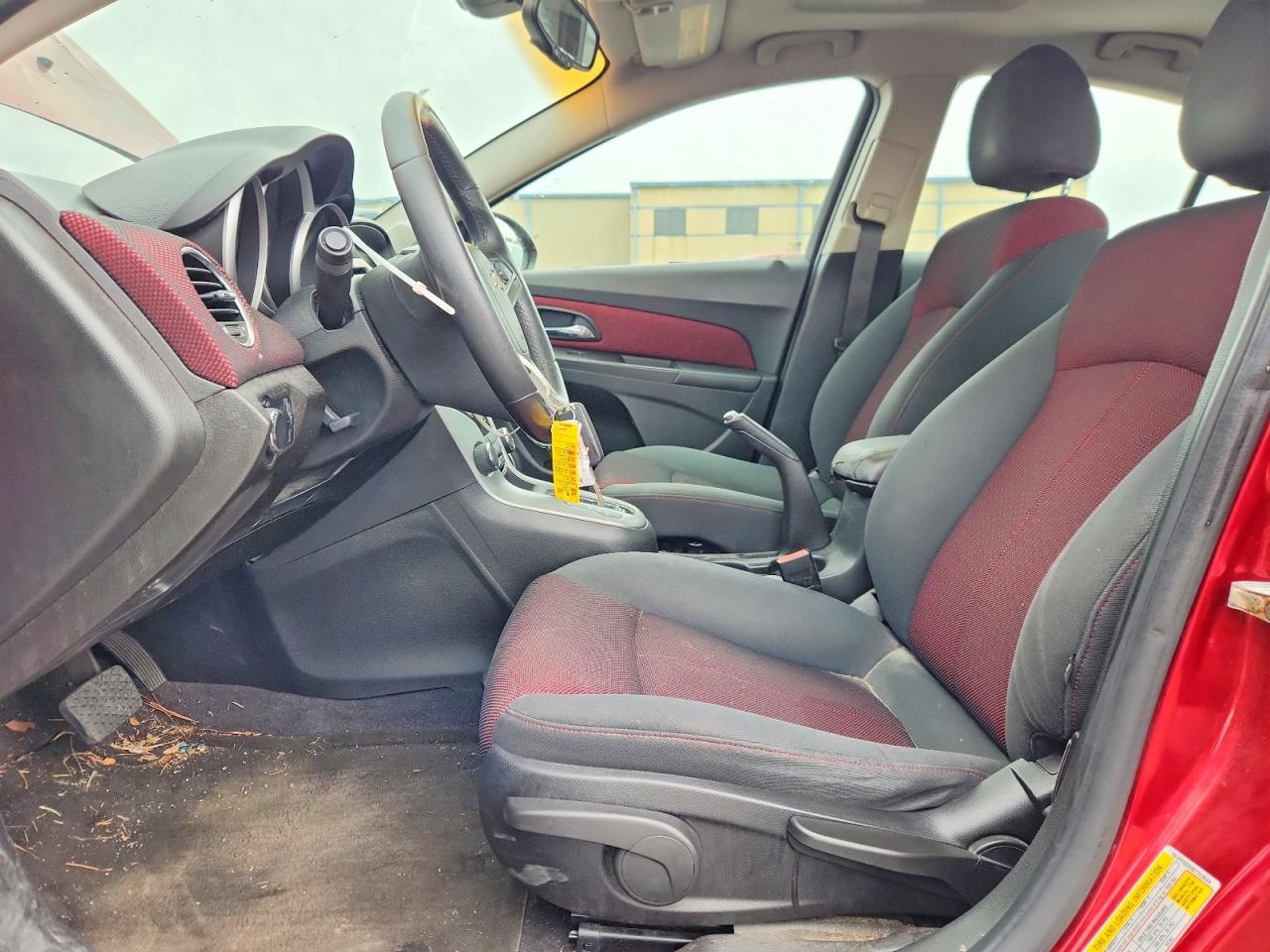 2011 Chevrolet Cruze Lt Red vin: 1G1PF5S99B7123644