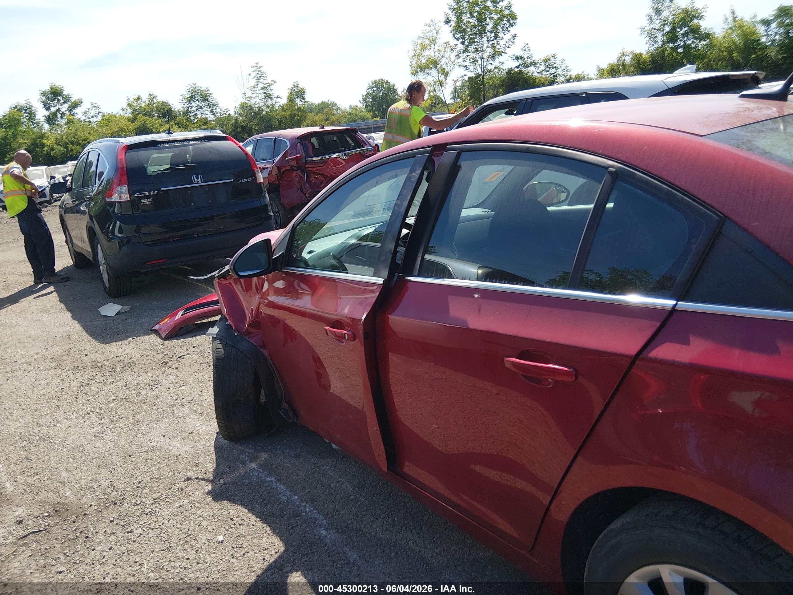 2011 Chevrolet Cruze 1lt Красный vin: 1G1PF5S99B7126284