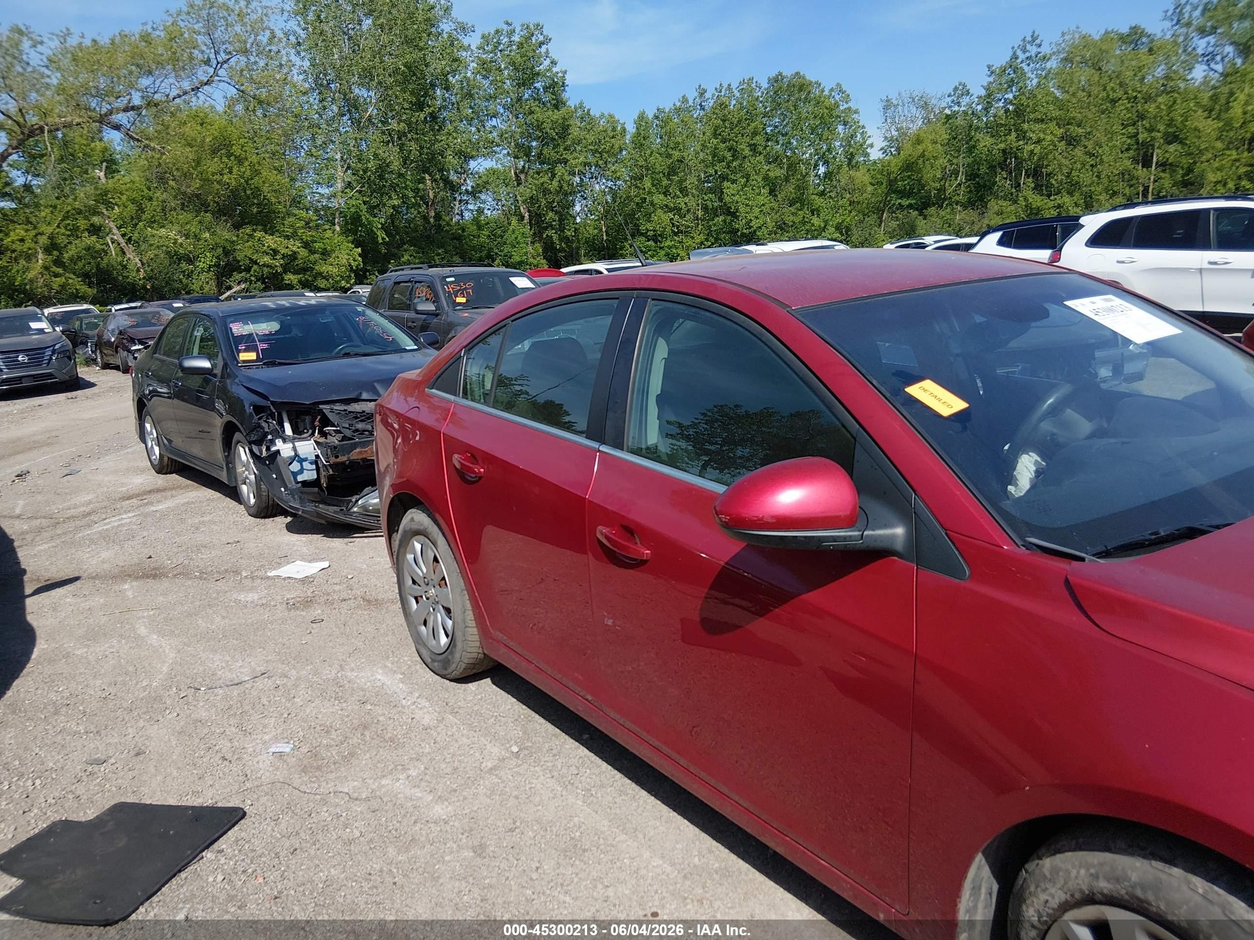 2011 Chevrolet Cruze 1lt Красный vin: 1G1PF5S99B7126284