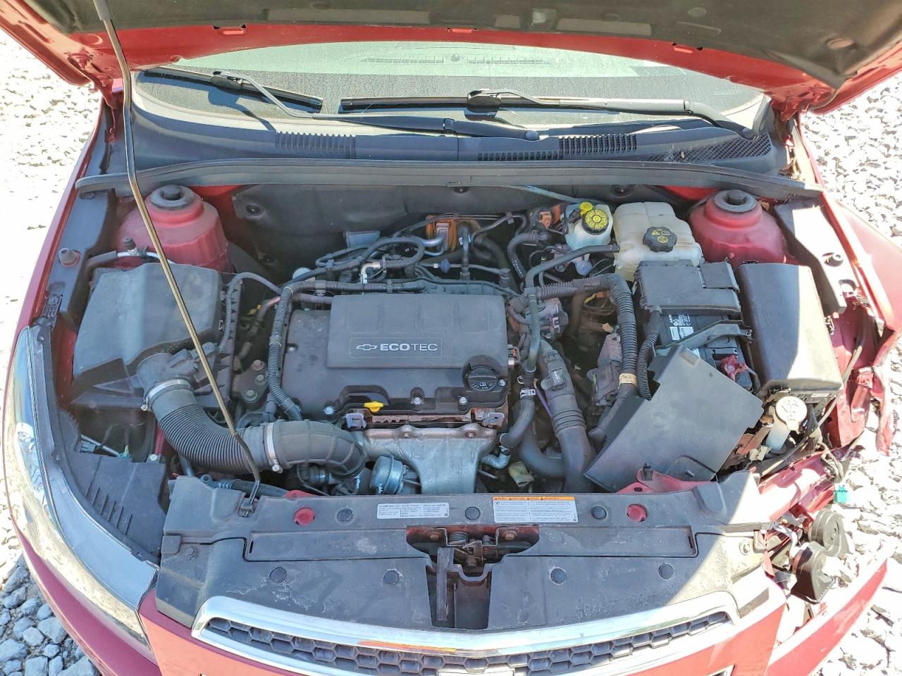 2011 Chevrolet Cruze Lt Red vin: 1G1PF5S99B7193399