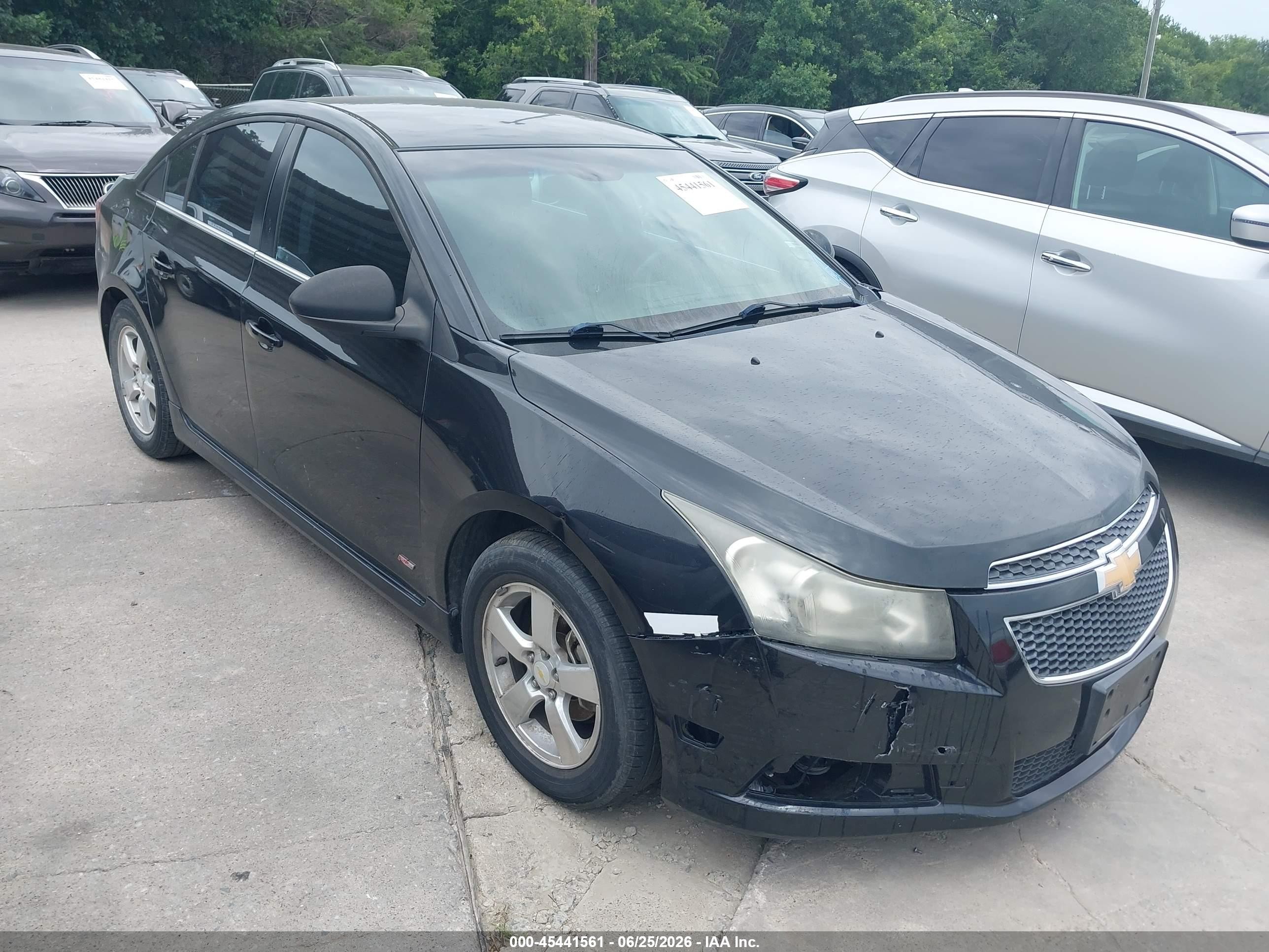 2011 Chevrolet Cruze 1lt Black vin: 1G1PF5S99B7222965