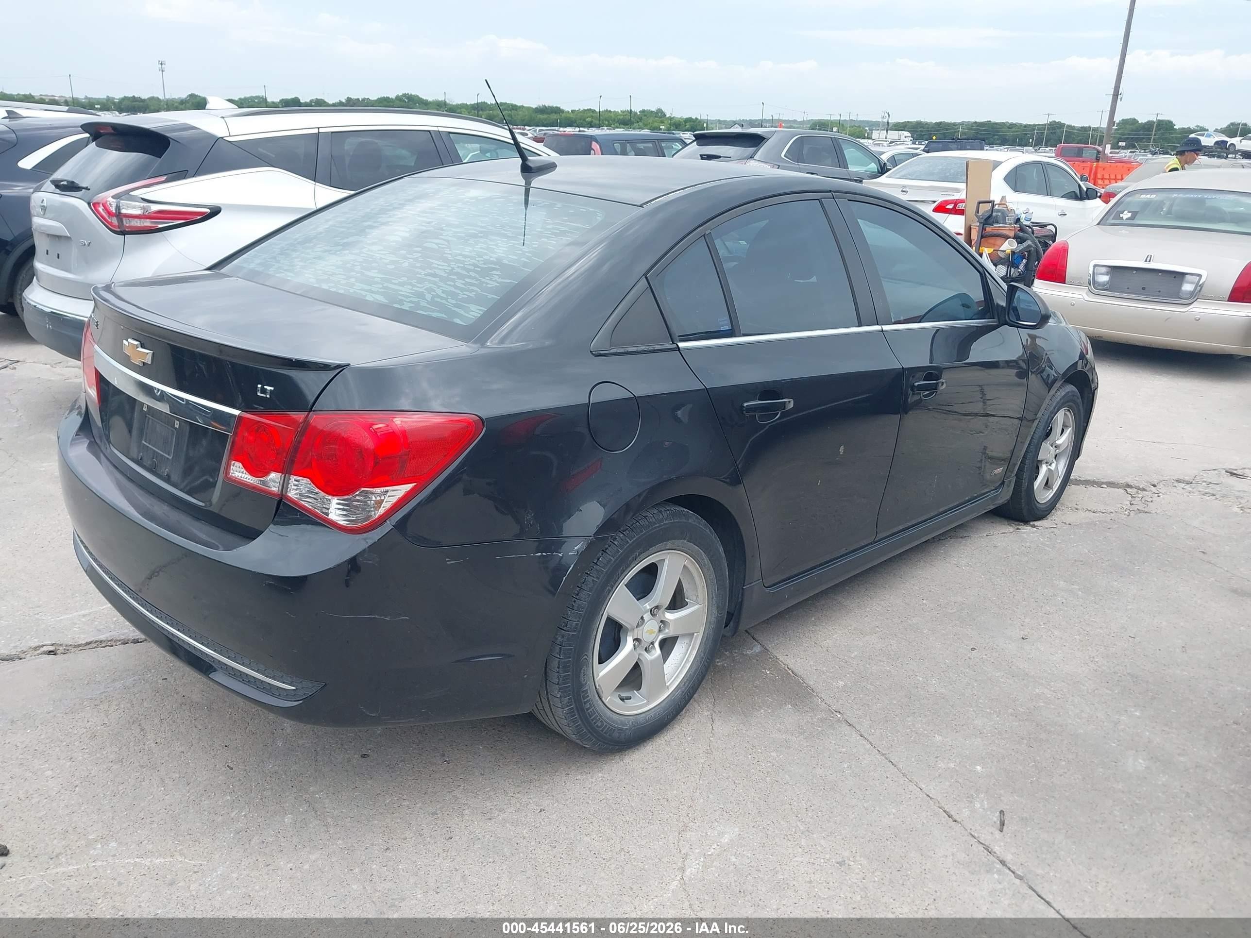 2011 Chevrolet Cruze 1lt Black vin: 1G1PF5S99B7222965