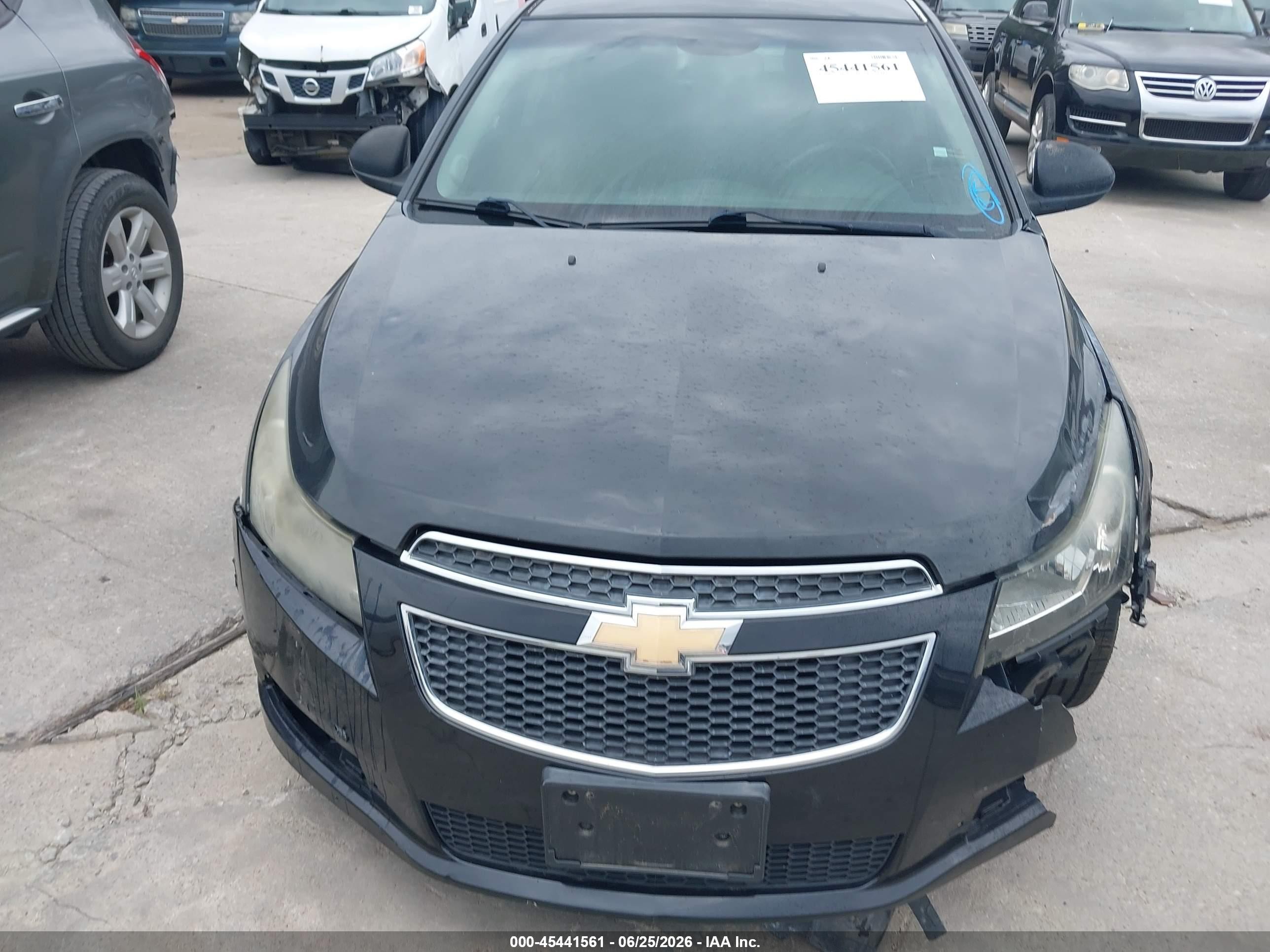 2011 Chevrolet Cruze 1lt Black vin: 1G1PF5S99B7222965