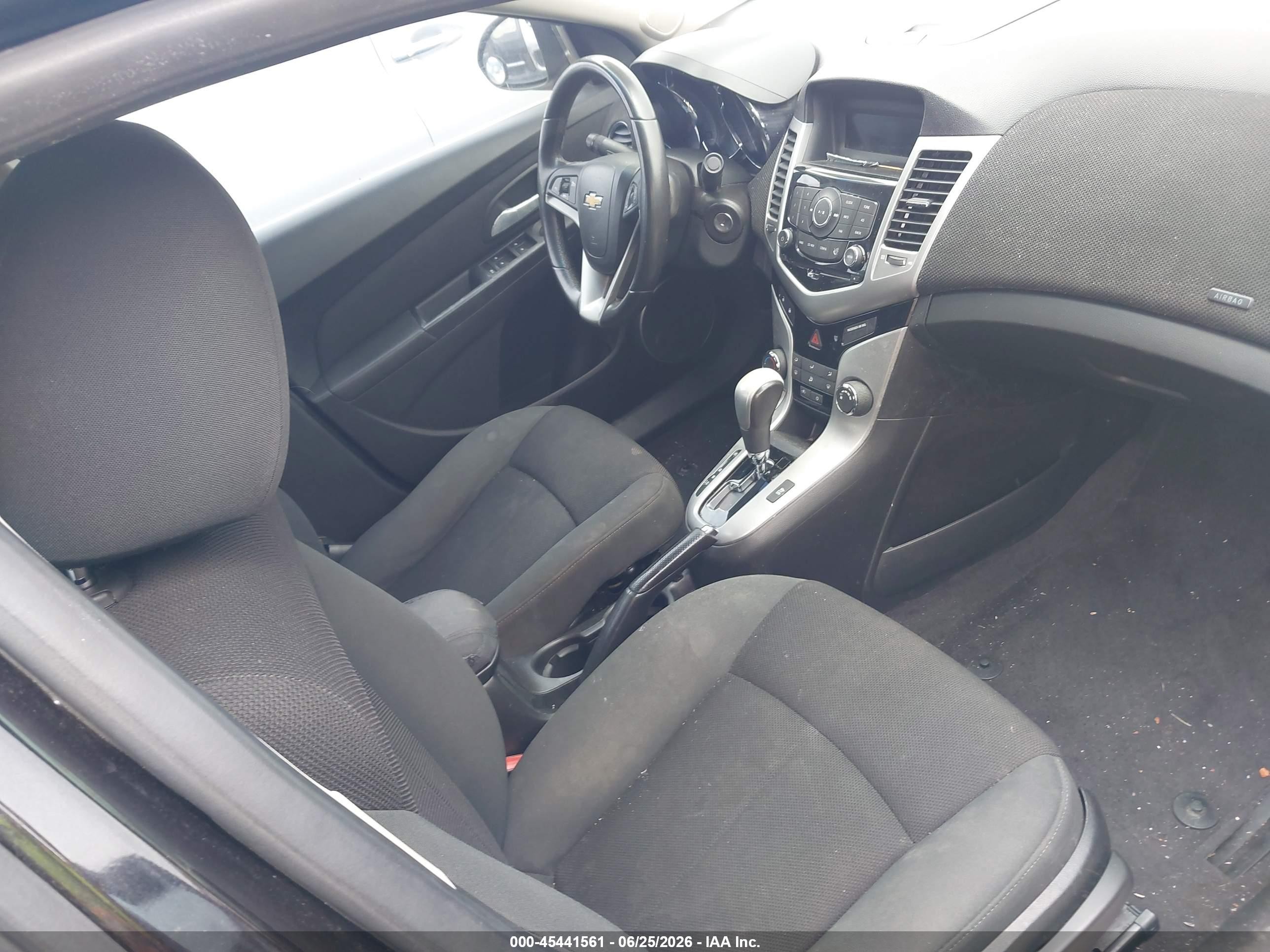 2011 Chevrolet Cruze 1lt Black vin: 1G1PF5S99B7222965