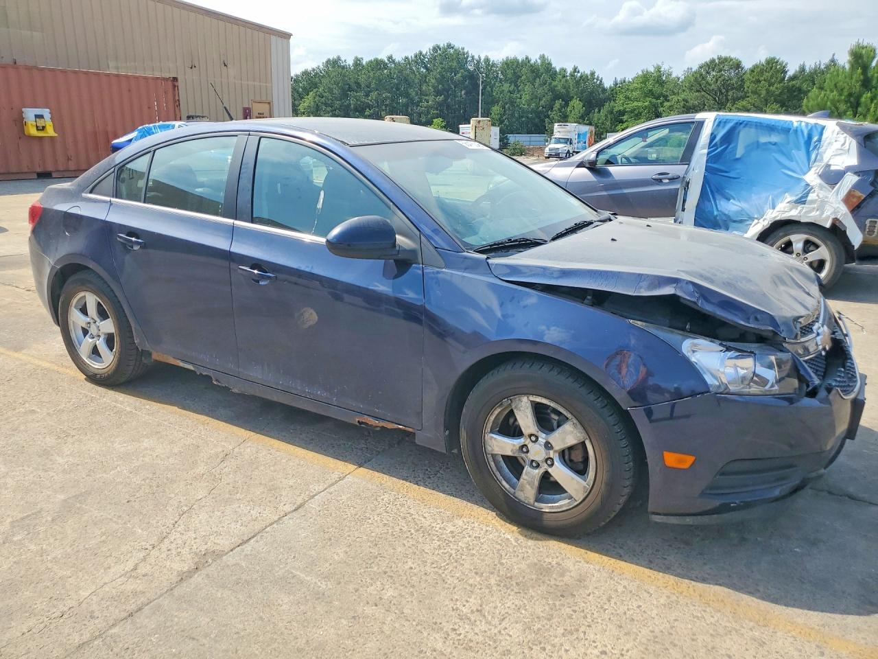 2011 Chevrolet Cruze Lt Blue vin: 1G1PF5S99B7239930