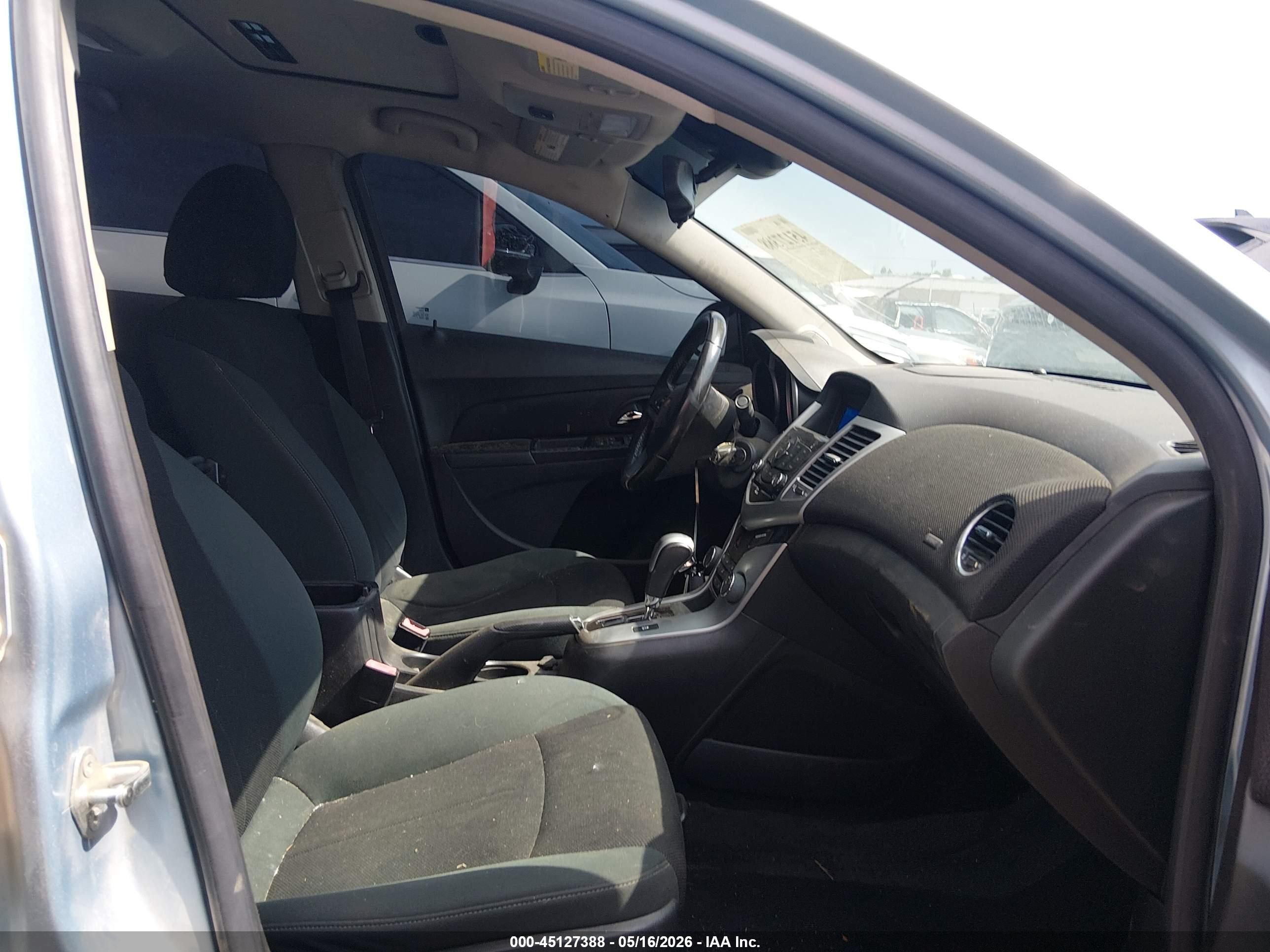 2011 Chevrolet Cruze 1lt Blue vin: 1G1PF5S99B7254475