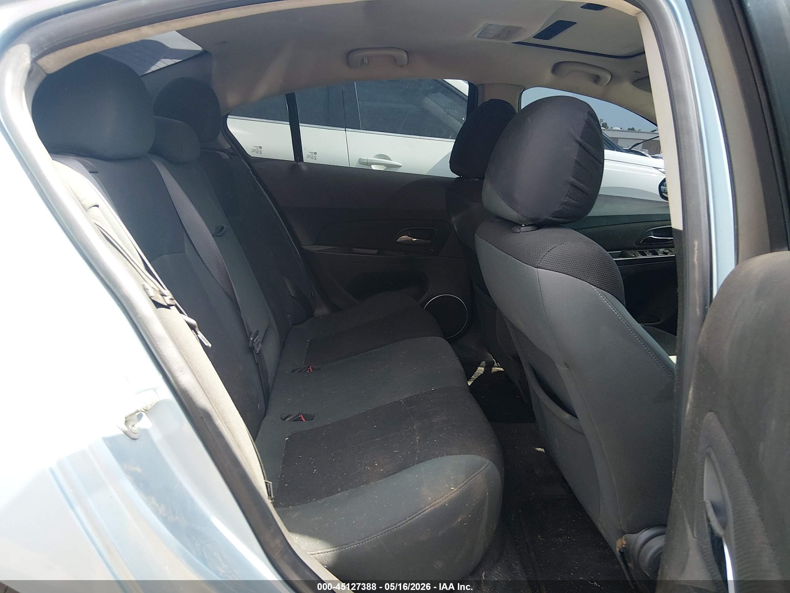 2011 Chevrolet Cruze 1lt Blue vin: 1G1PF5S99B7254475