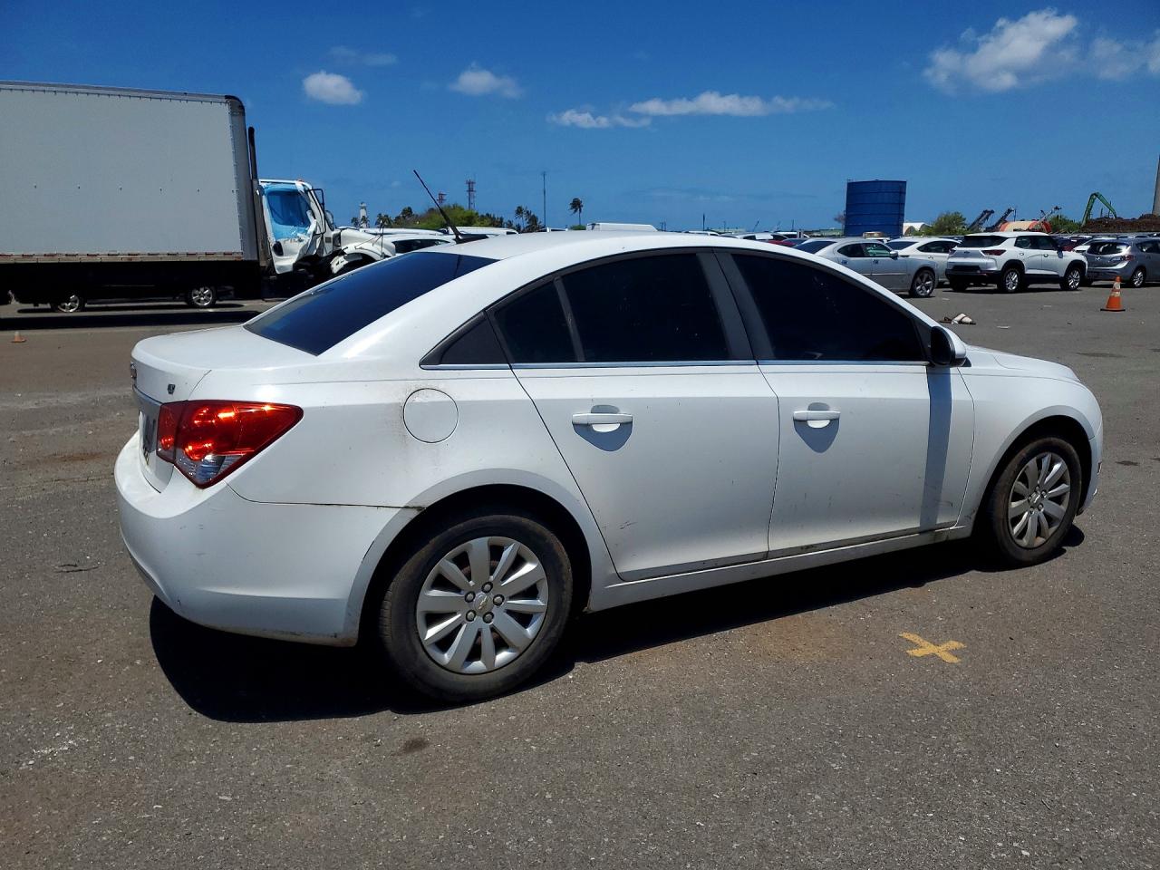 2011 Chevrolet Cruze White vin: 1G1PF5S9XB7158726