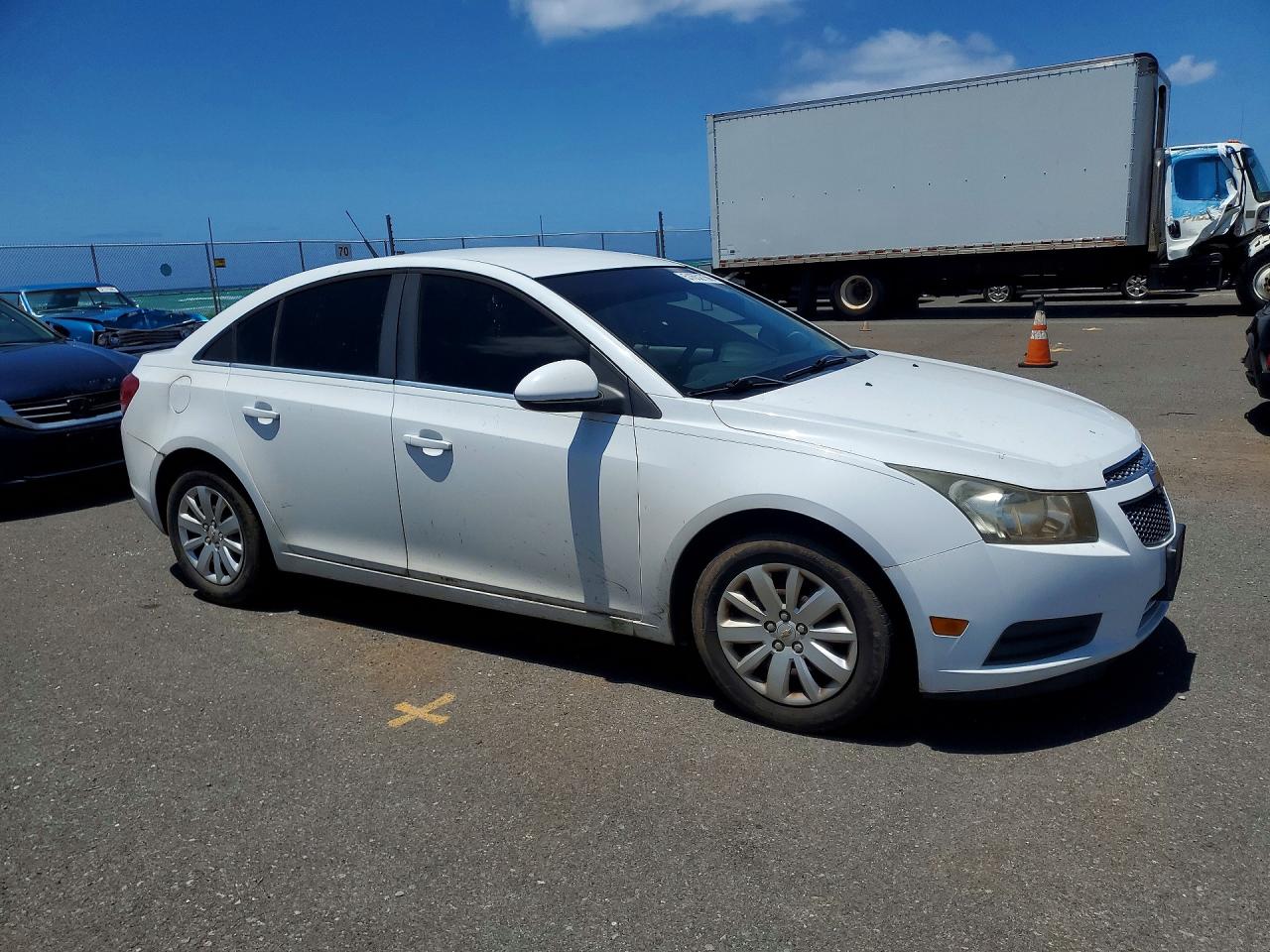 2011 Chevrolet Cruze White vin: 1G1PF5S9XB7158726