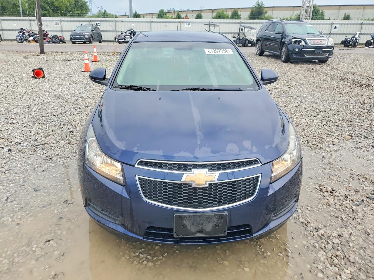 2011 Chevrolet Cruze Lt Blue vin: 1G1PF5S9XB7164283