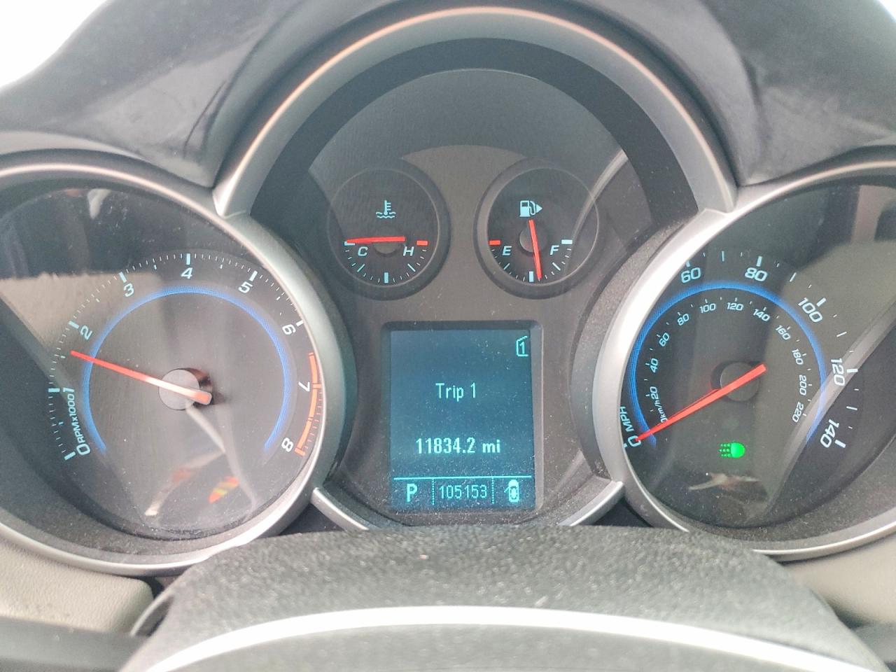 2011 Chevrolet Cruze Lt Blue vin: 1G1PF5S9XB7164283