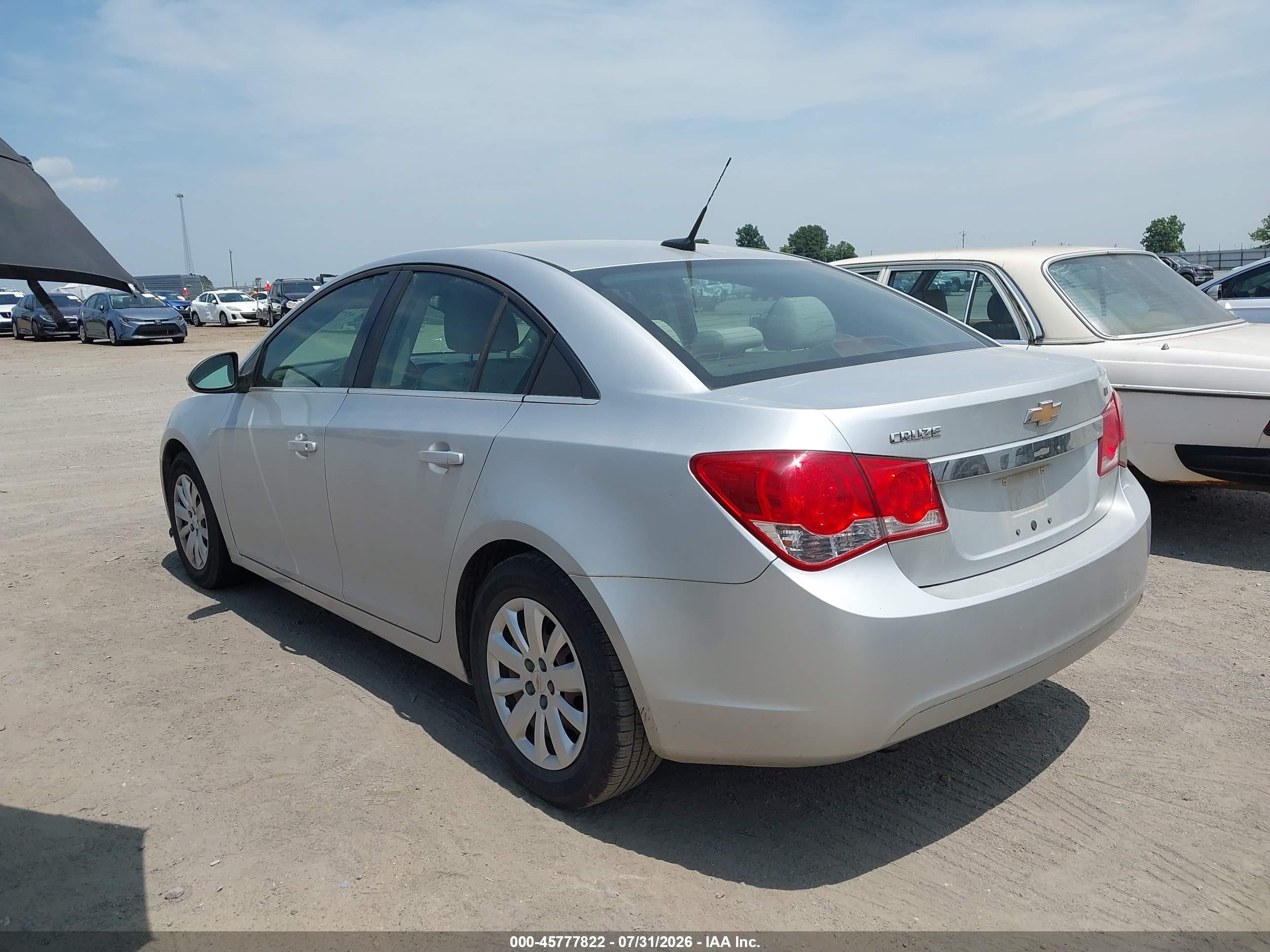 2011 Chevrolet Cruze 1lt Silver vin: 1G1PF5S9XB7209495