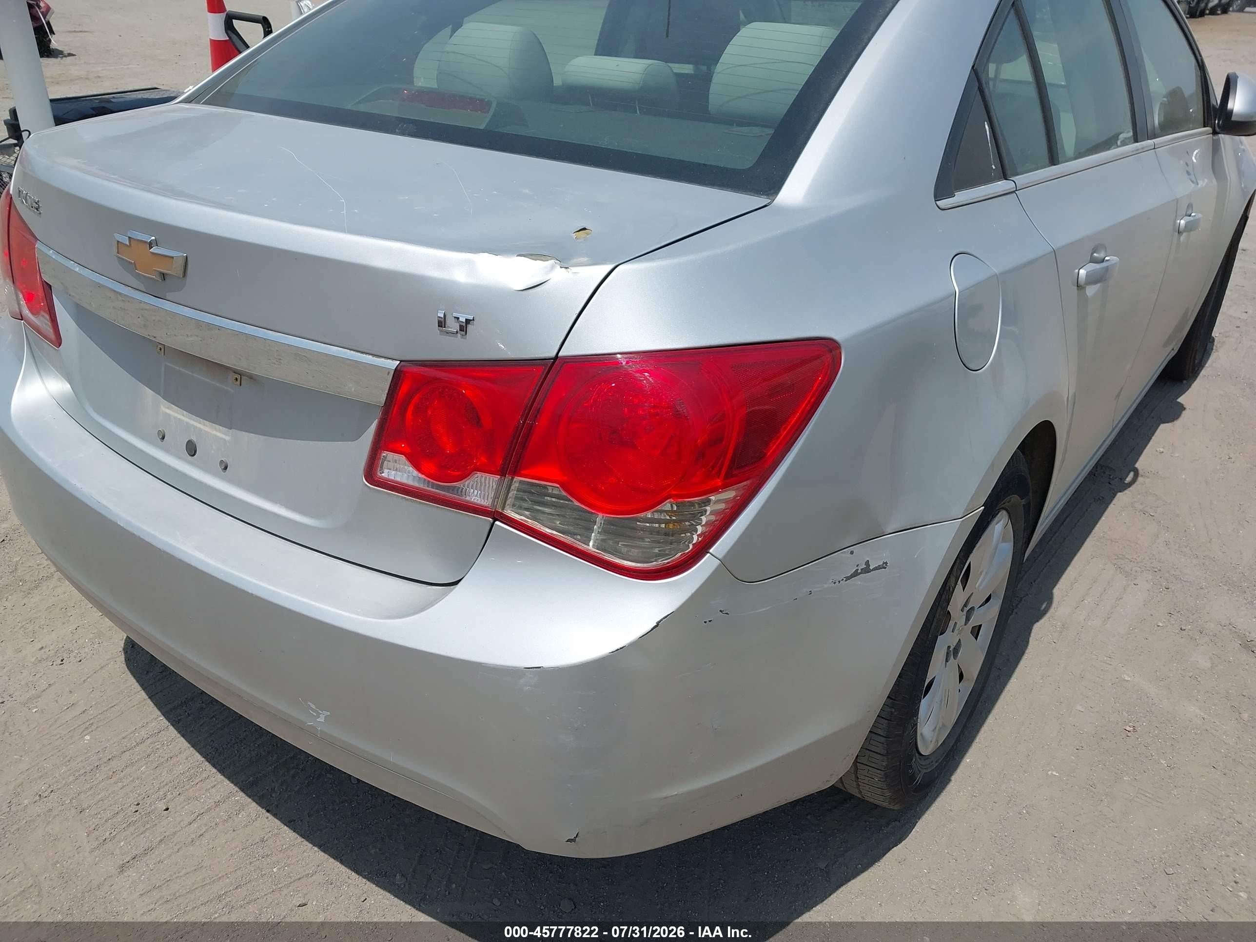 2011 Chevrolet Cruze 1lt Silver vin: 1G1PF5S9XB7209495