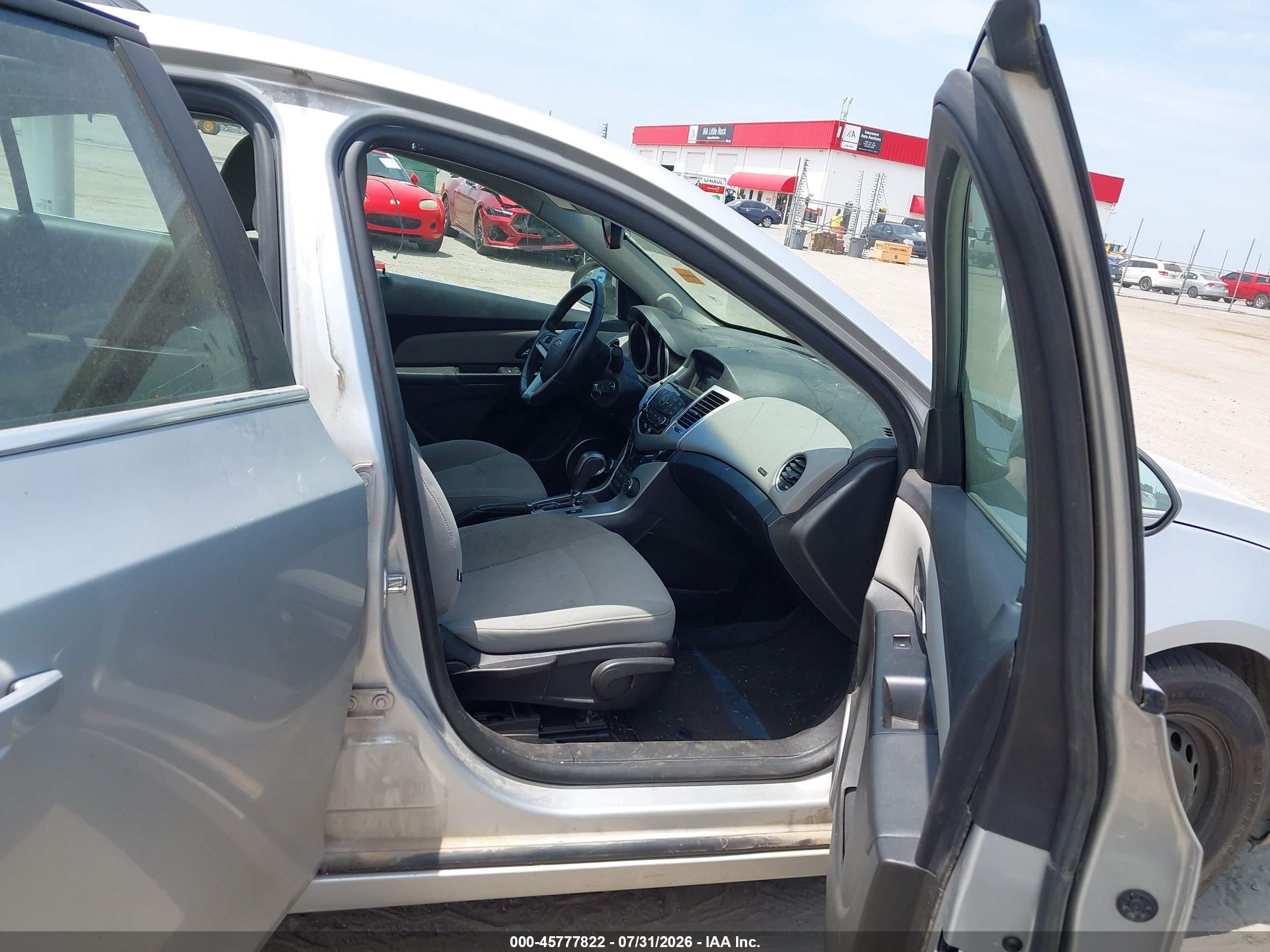 2011 Chevrolet Cruze 1lt Silver vin: 1G1PF5S9XB7209495