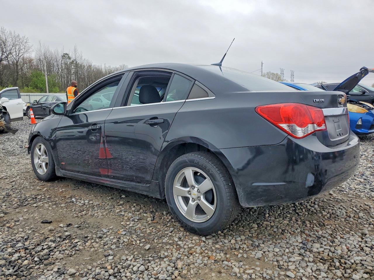 2011 Chevrolet Cruze Lt Black vin: 1G1PF5S9XB7211733