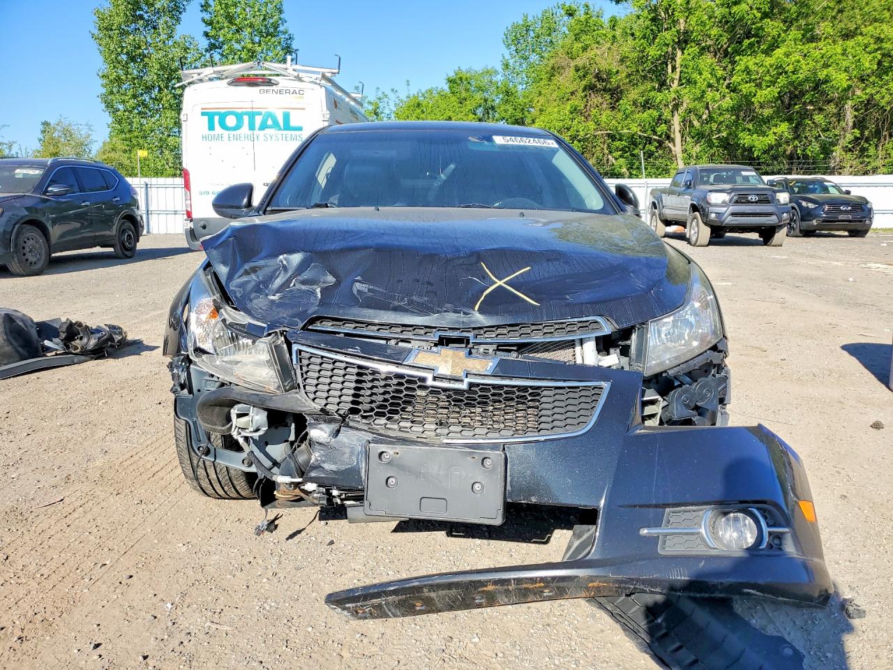 2014 Chevrolet Cruze Lt Black vin: 1G1PF5SB2E7359057