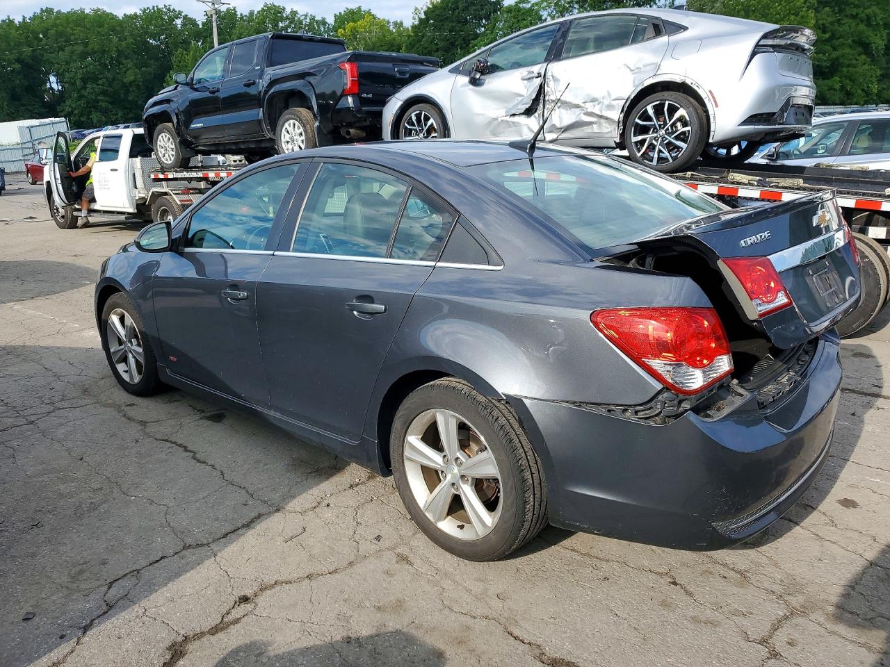 2013 Chevrolet Cruze Lt Silver vin: 1G1PF5SB9D7237486