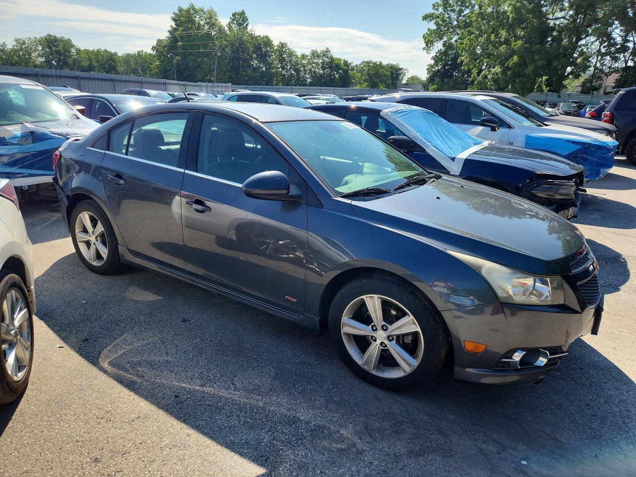 2013 Chevrolet Cruze Lt Silver vin: 1G1PF5SB9D7237486