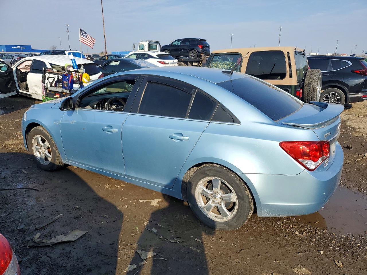 2012 Chevrolet Cruze Lt Синий vin: 1G1PF5SC0C7121083