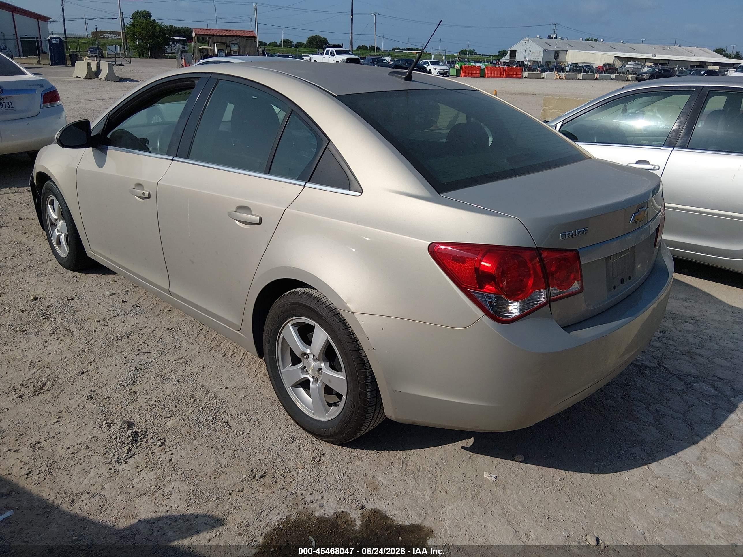 2012 Chevrolet Cruze 1lt Gold vin: 1G1PF5SC0C7140359