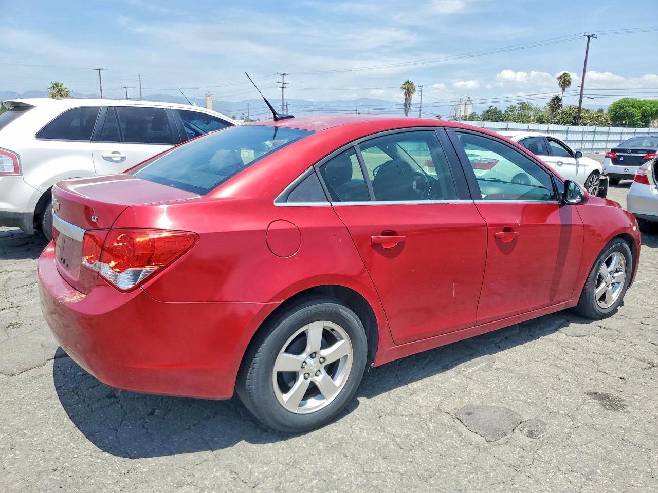 2012 Chevrolet Cruze Lt Red vin: 1G1PF5SC0C7189707