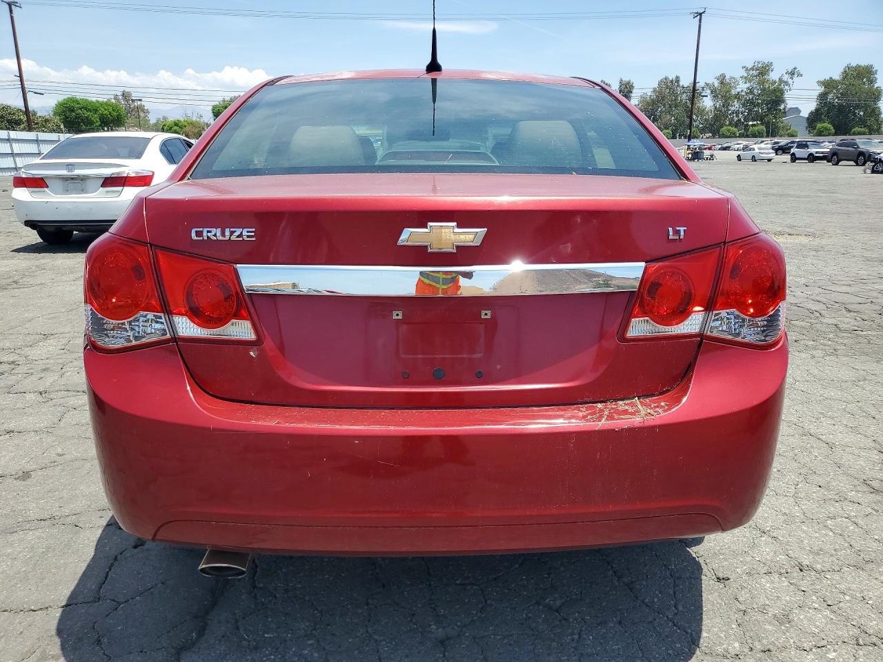 2012 Chevrolet Cruze Lt Red vin: 1G1PF5SC0C7189707