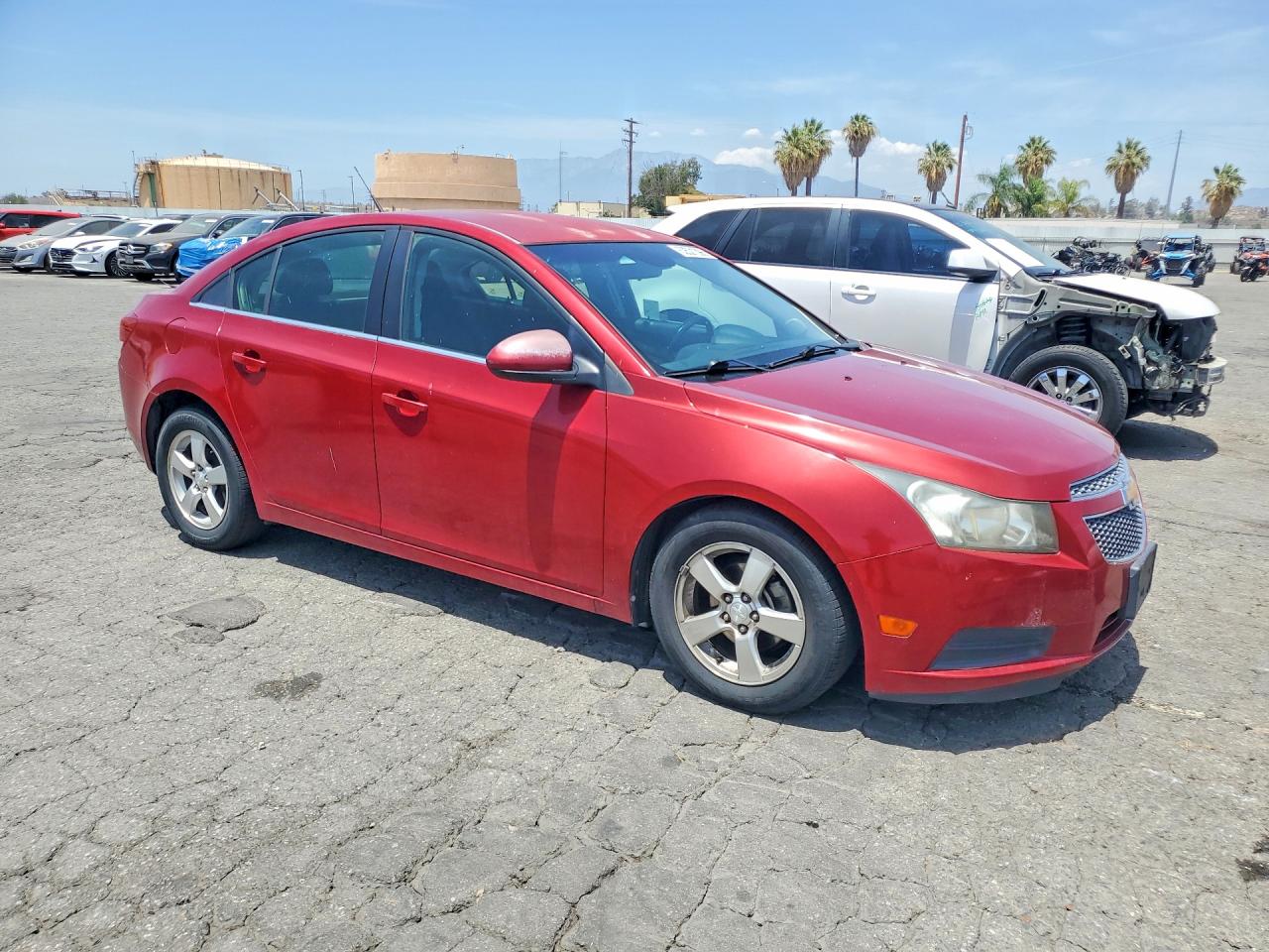 2012 Chevrolet Cruze Lt Red vin: 1G1PF5SC0C7189707