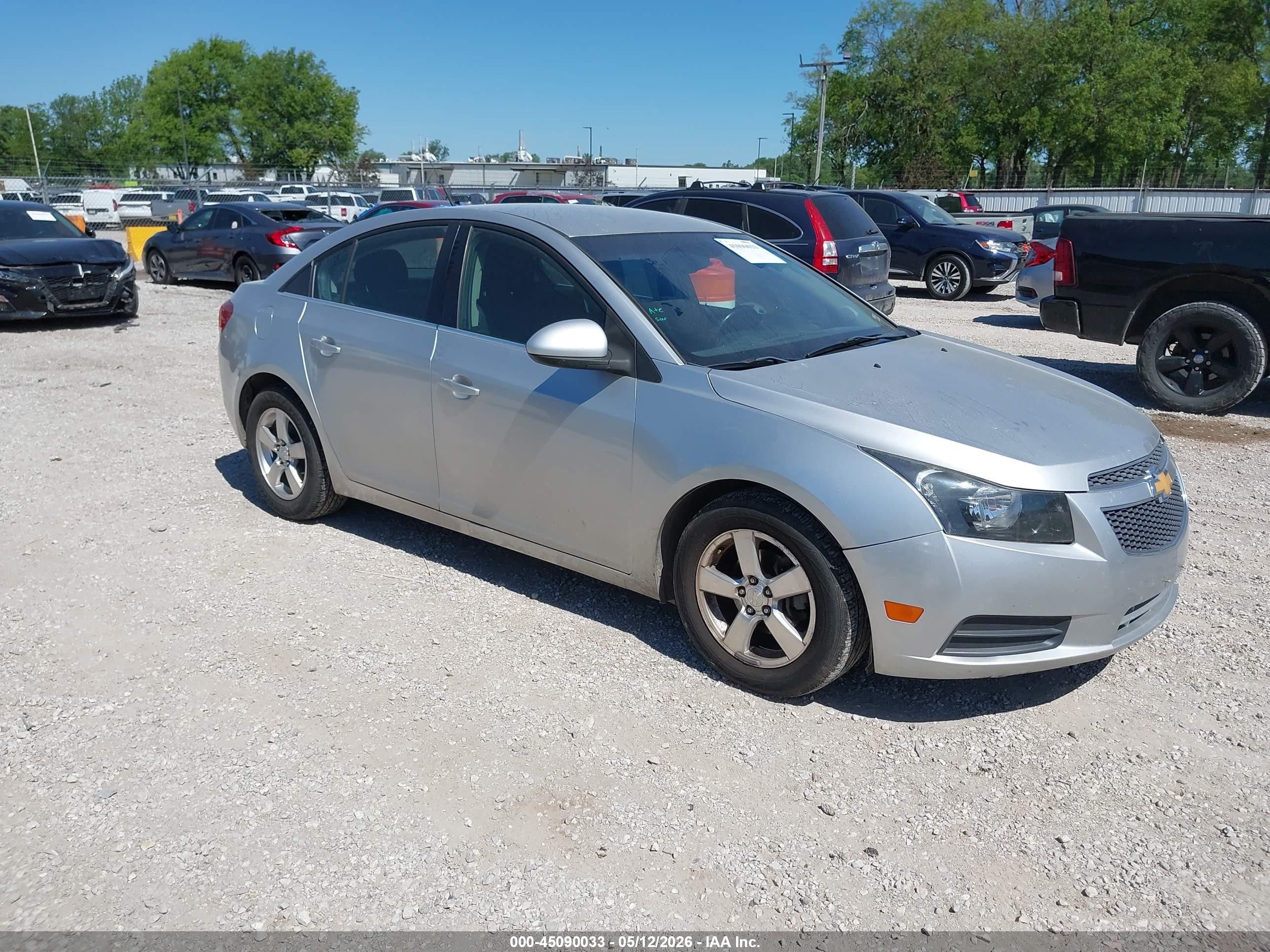 2012 Chevrolet Cruze 1lt Silver vin: 1G1PF5SC0C7209213