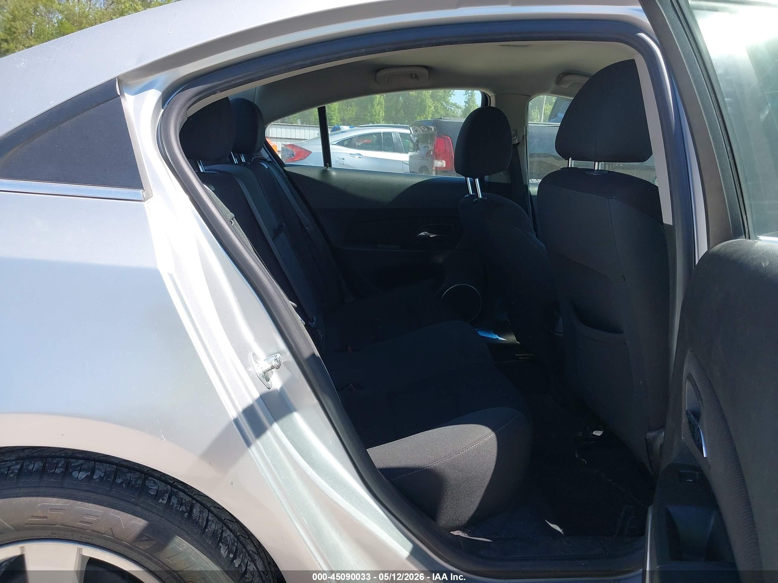 2012 Chevrolet Cruze 1lt Silver vin: 1G1PF5SC0C7209213