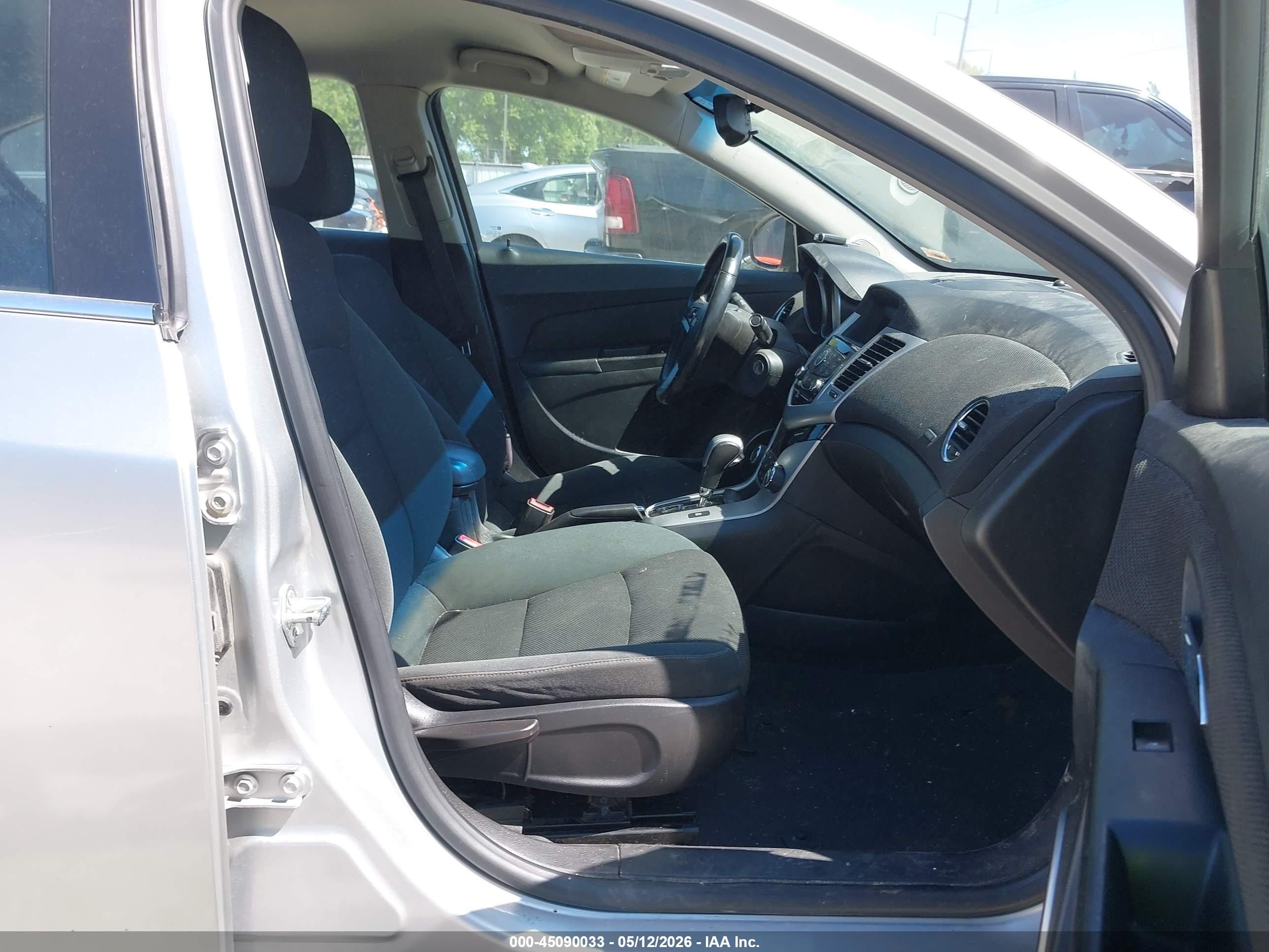 2012 Chevrolet Cruze 1lt Silver vin: 1G1PF5SC0C7209213