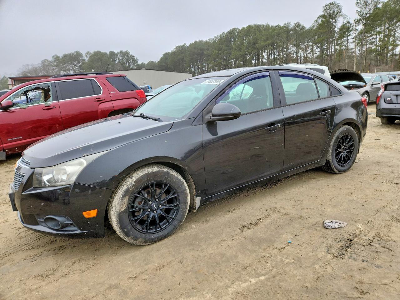 2012 Chevrolet Cruze Lt Black vin: 1G1PF5SC0C7262882