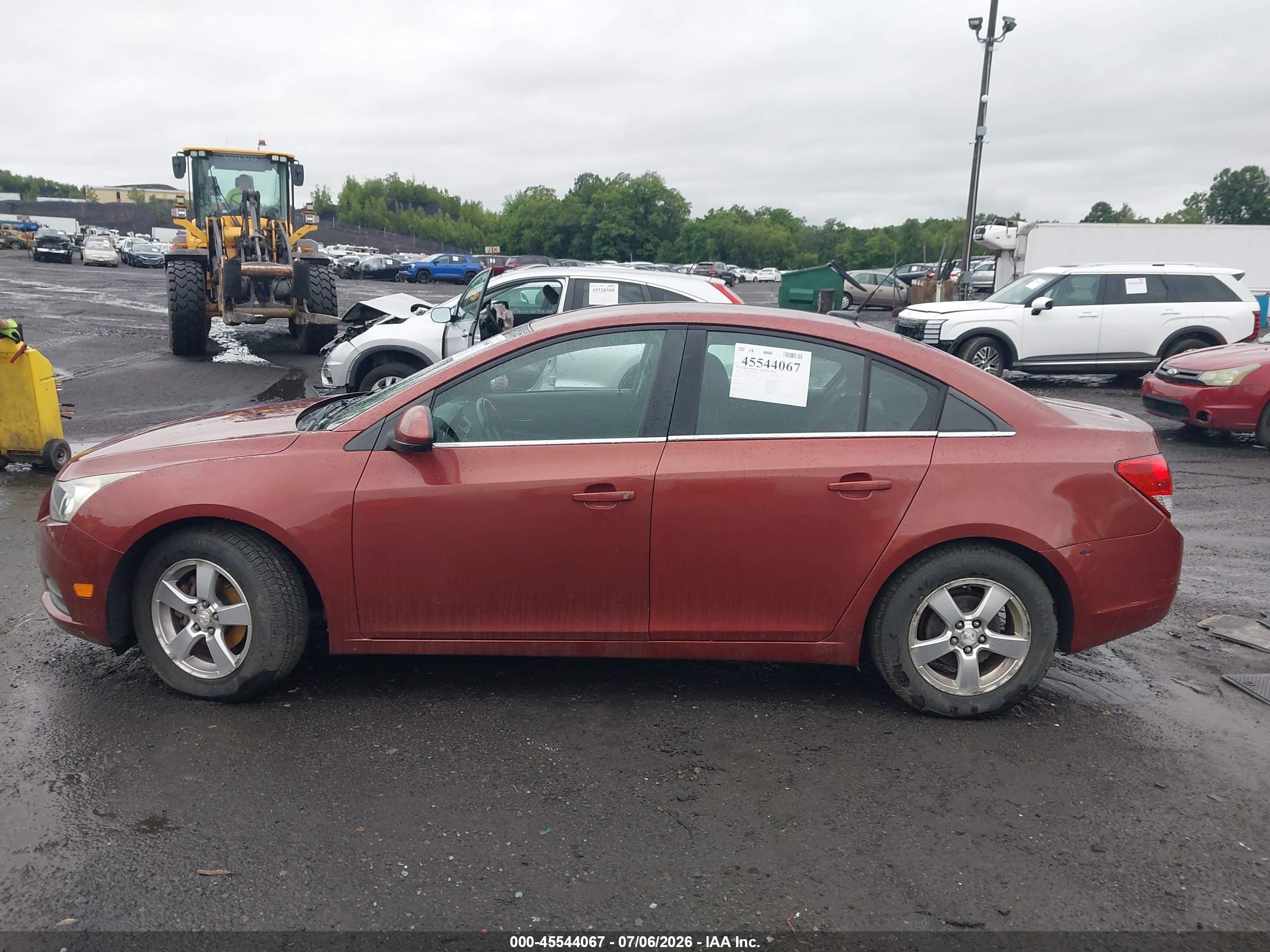 2012 Chevrolet Cruze 1lt Brown vin: 1G1PF5SC0C7272361