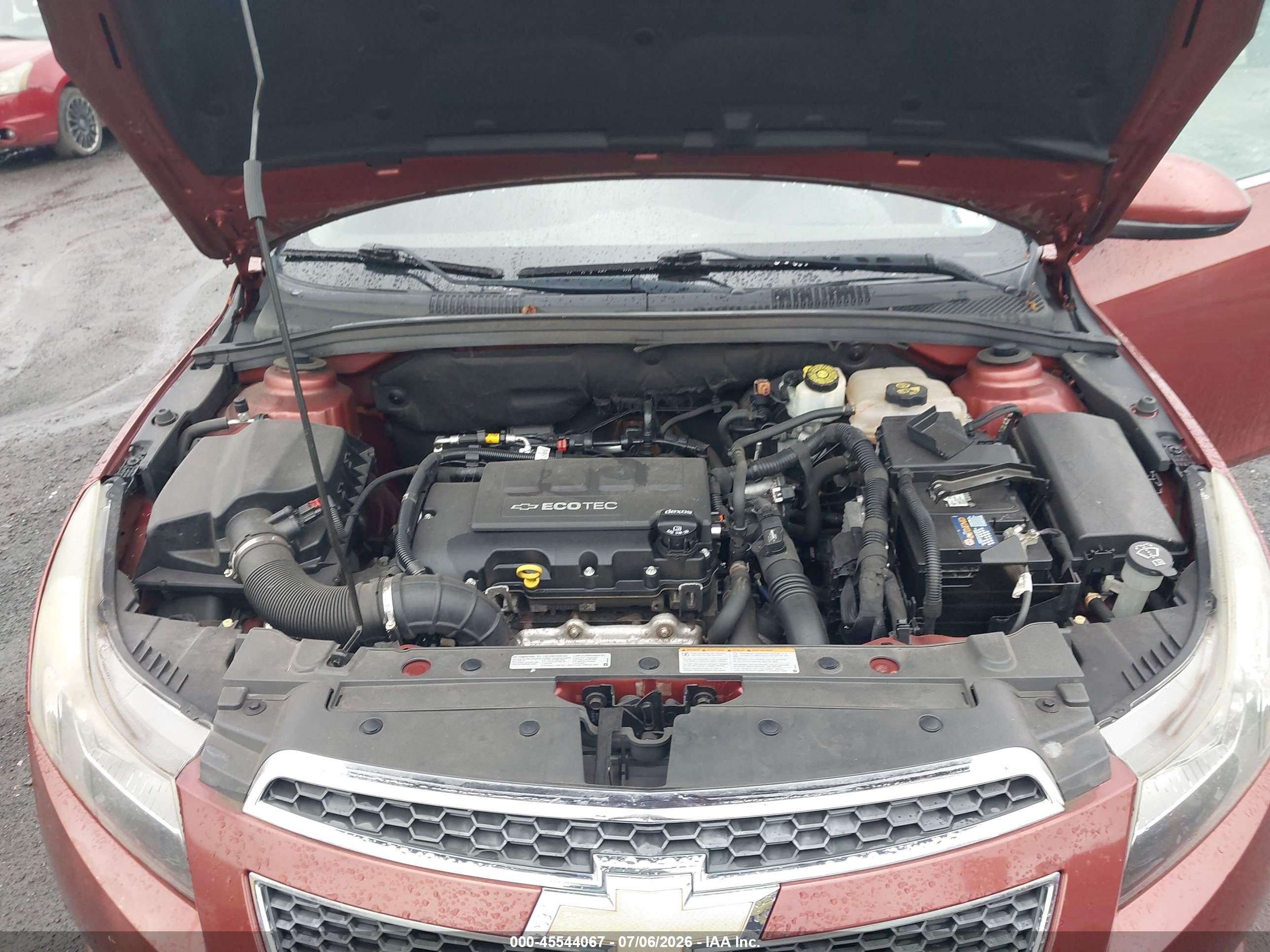 2012 Chevrolet Cruze 1lt Brown vin: 1G1PF5SC0C7272361