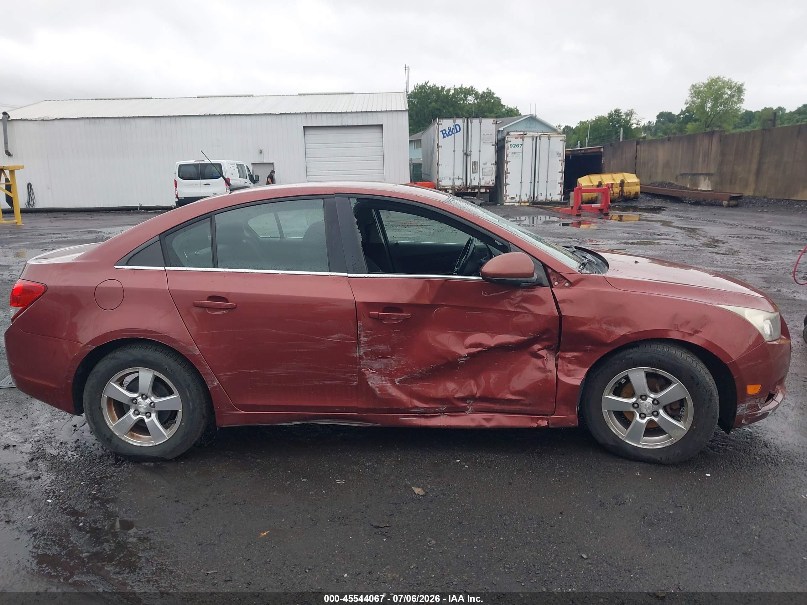 2012 Chevrolet Cruze 1lt Brown vin: 1G1PF5SC0C7272361