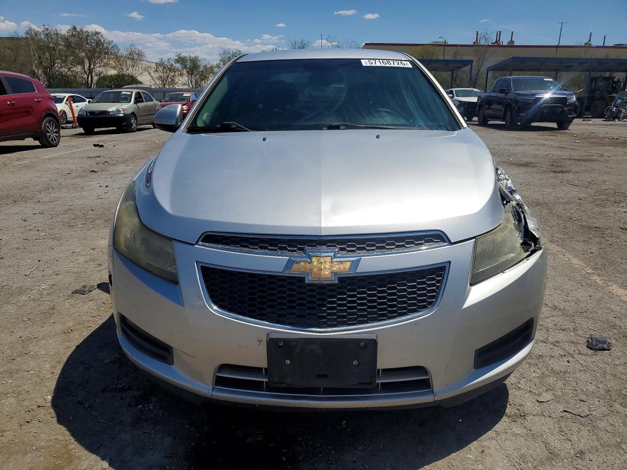 2012 Chevrolet Cruze Lt Silver vin: 1G1PF5SC0C7275471