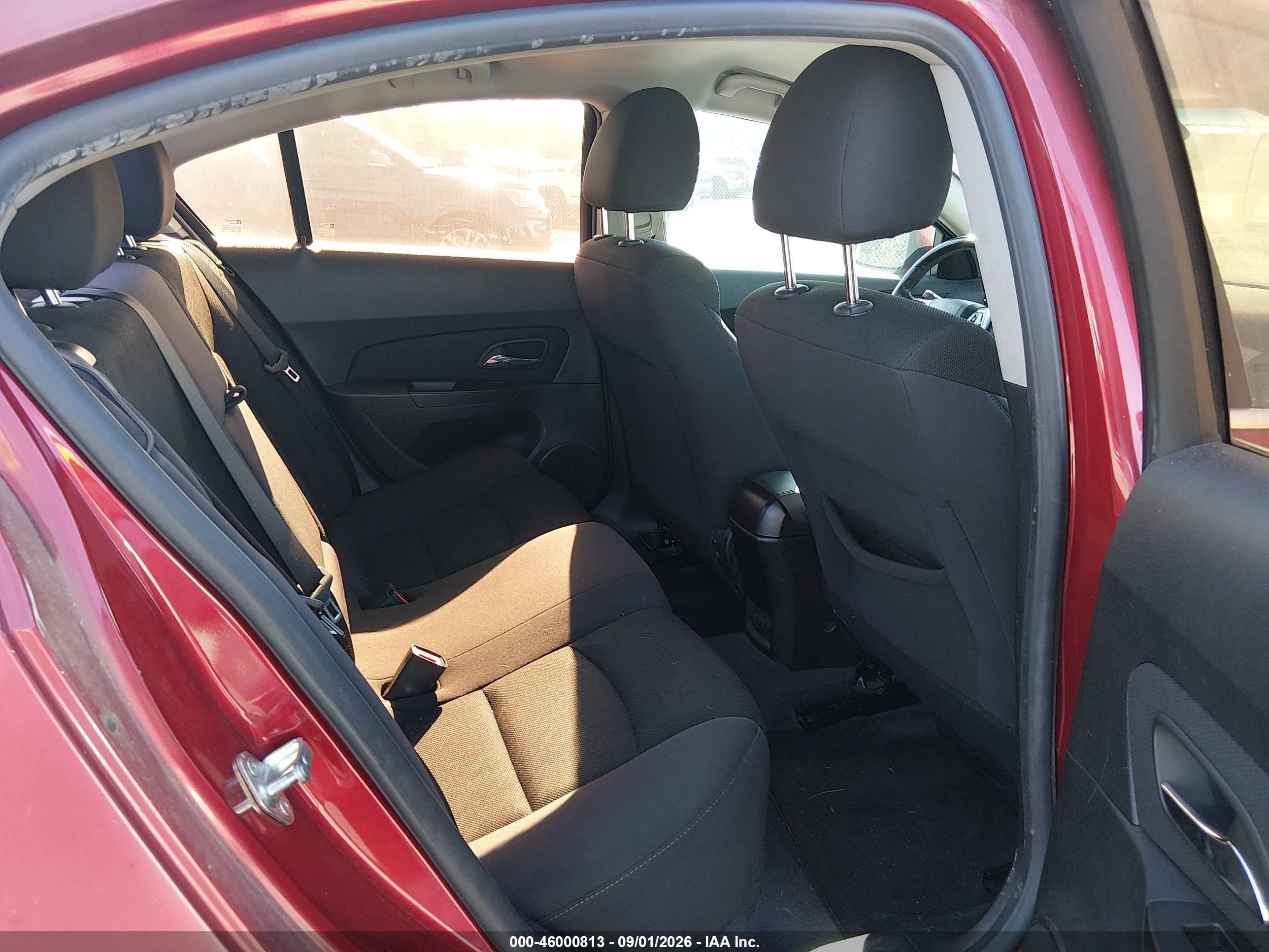 2012 Chevrolet Cruze 1lt Red vin: 1G1PF5SC0C7299334