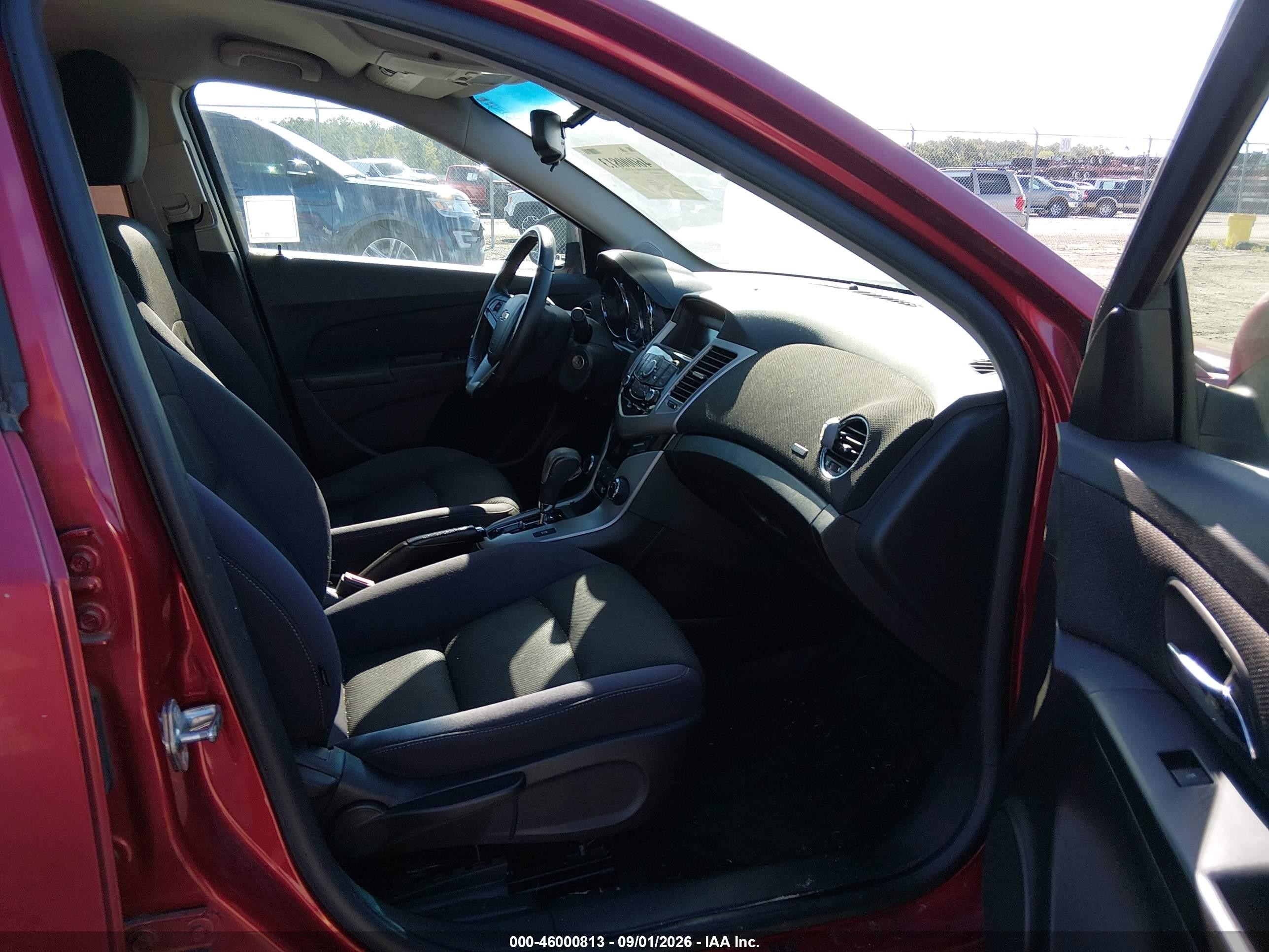 2012 Chevrolet Cruze 1lt Red vin: 1G1PF5SC0C7299334