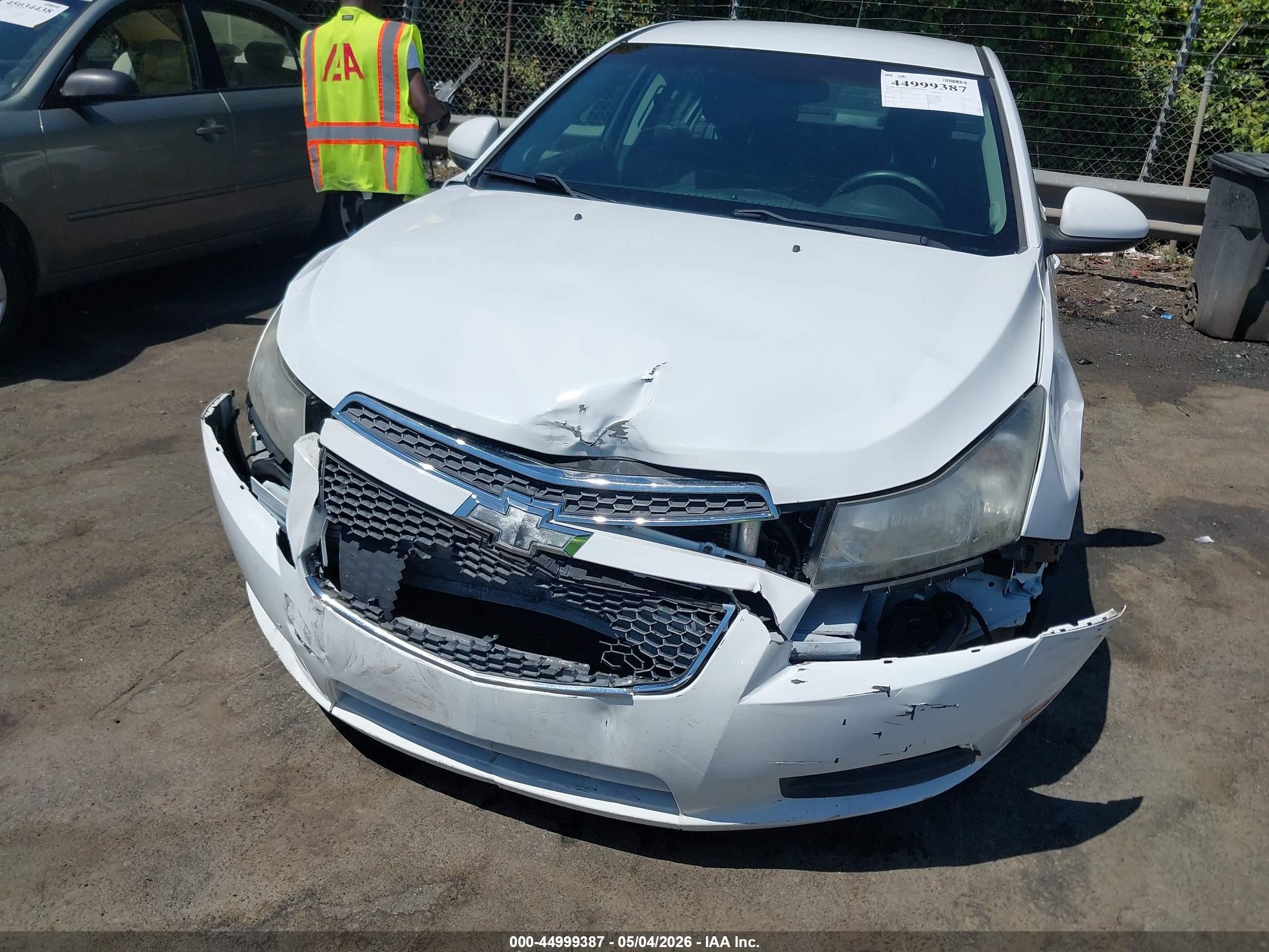 2012 Chevrolet Cruze 1lt White vin: 1G1PF5SC0C7316262